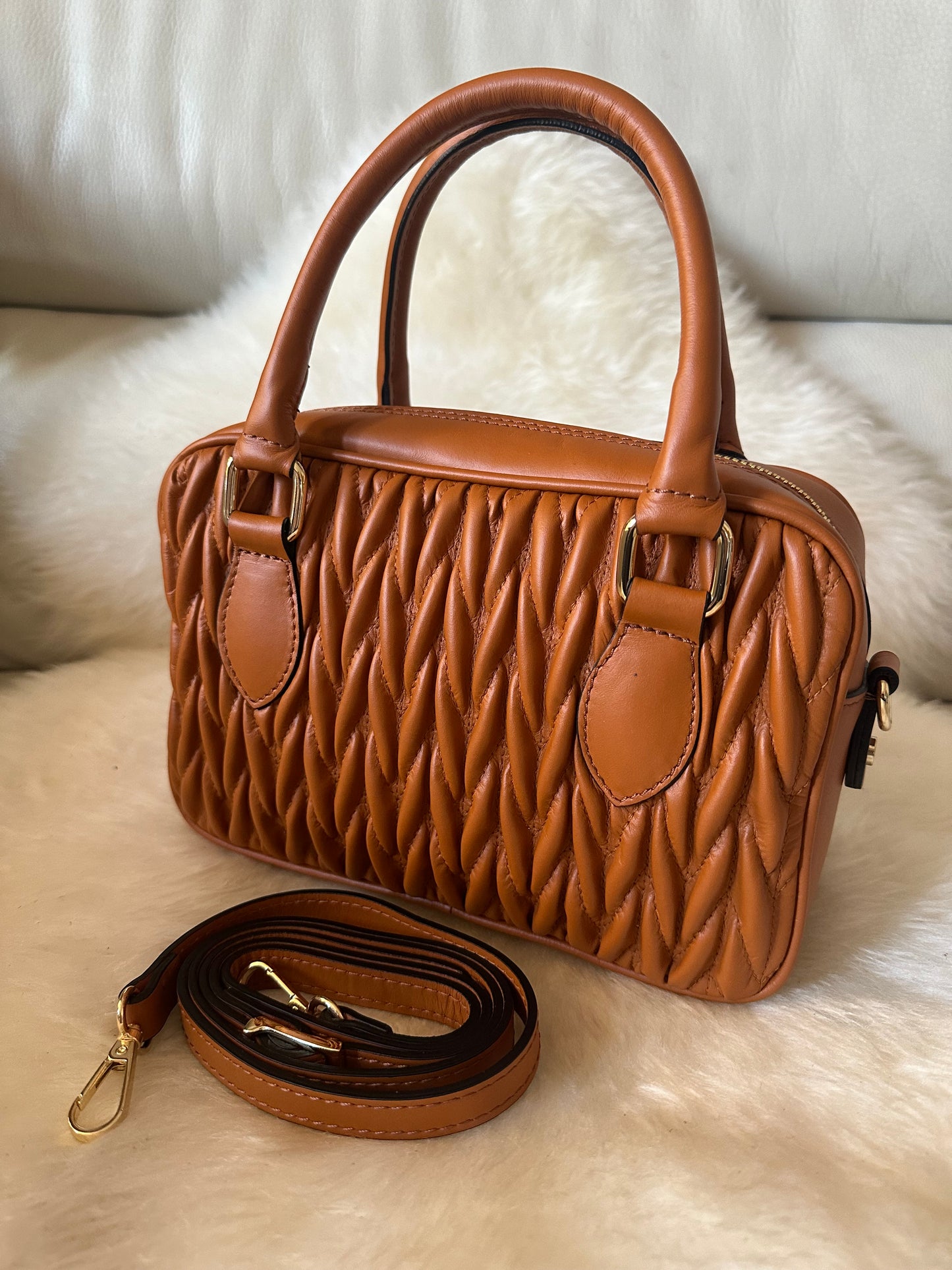 ALINA - quilted nappa