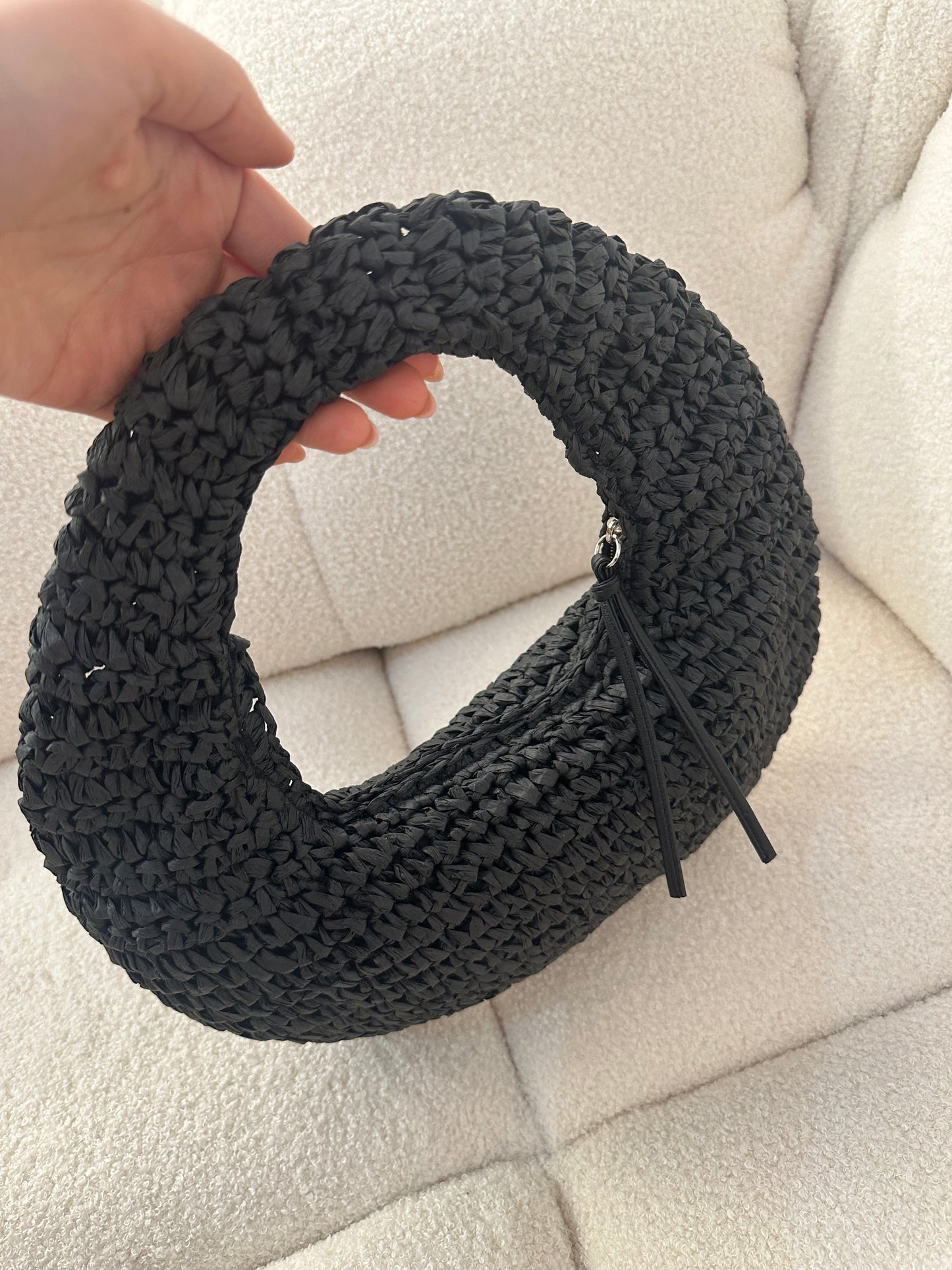 DALILA - raffia hobo