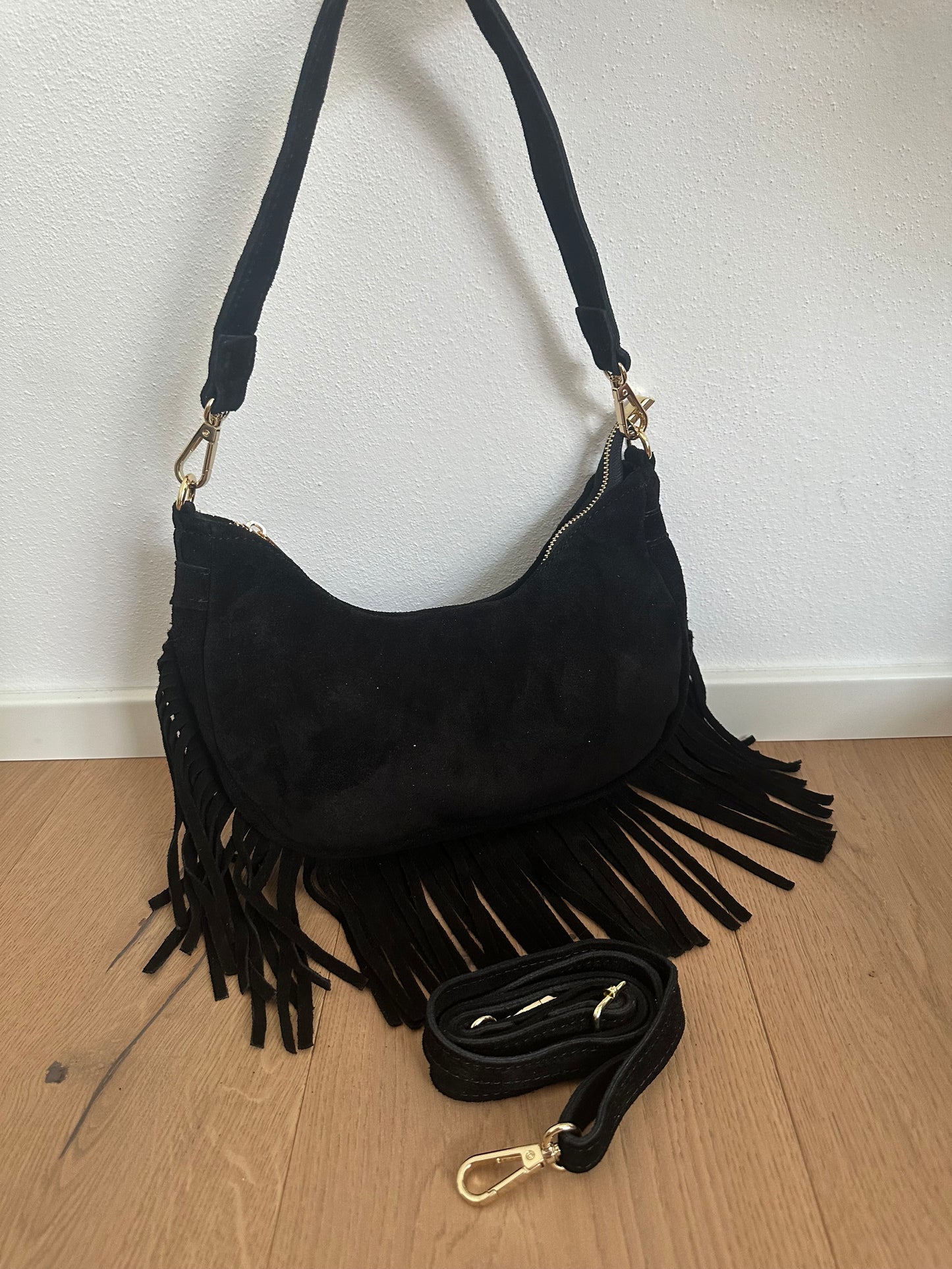 NINFEA - suede frange