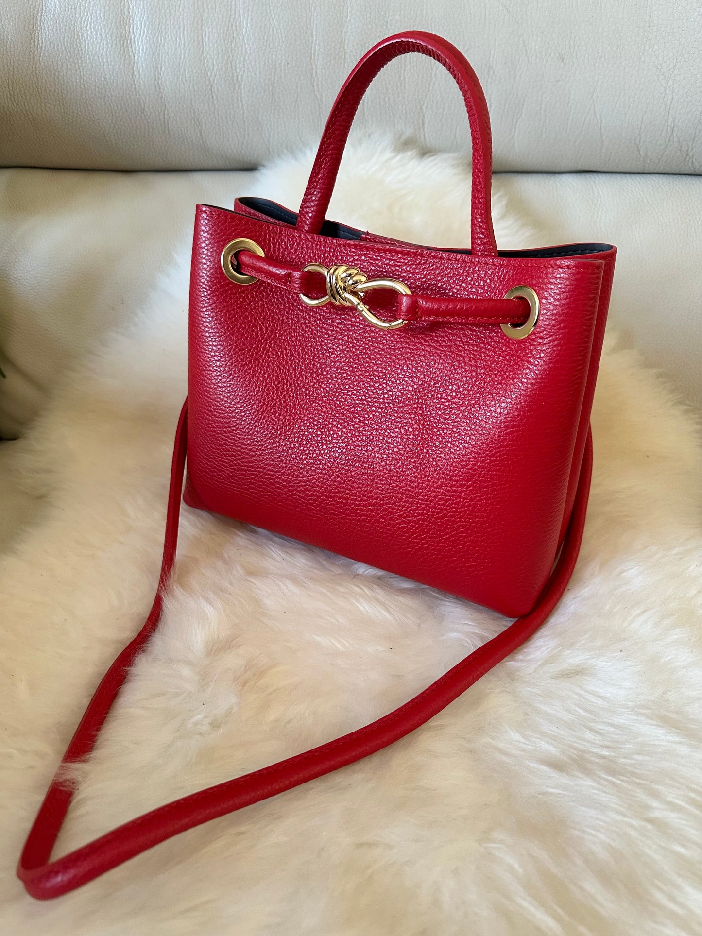 FELIPA small - real leather