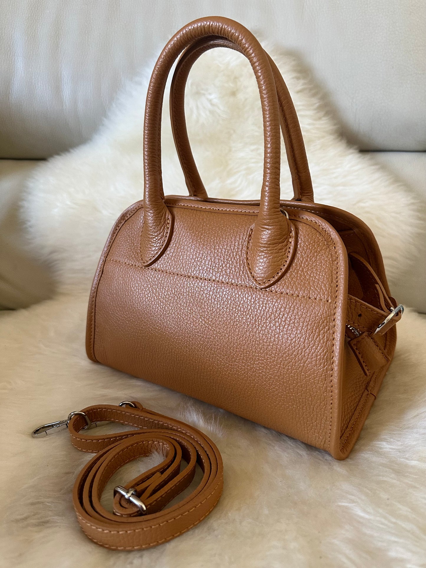 MEGAN small- real leather