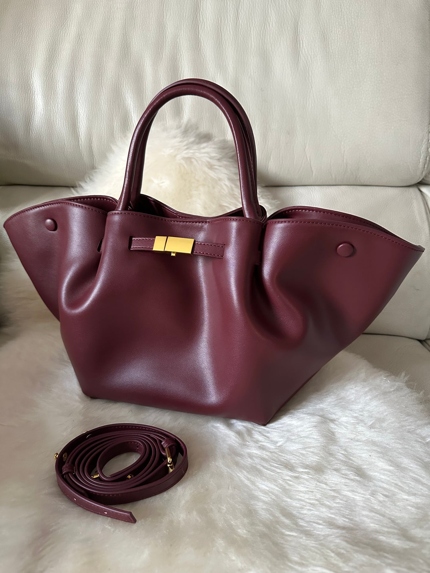CHRISTIN- Real leather