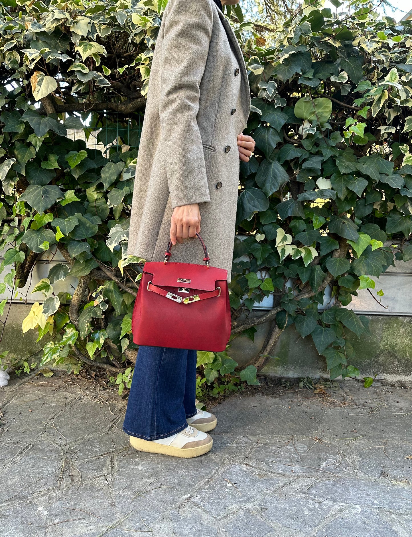 CHLOÉ - full grain cowhide leather