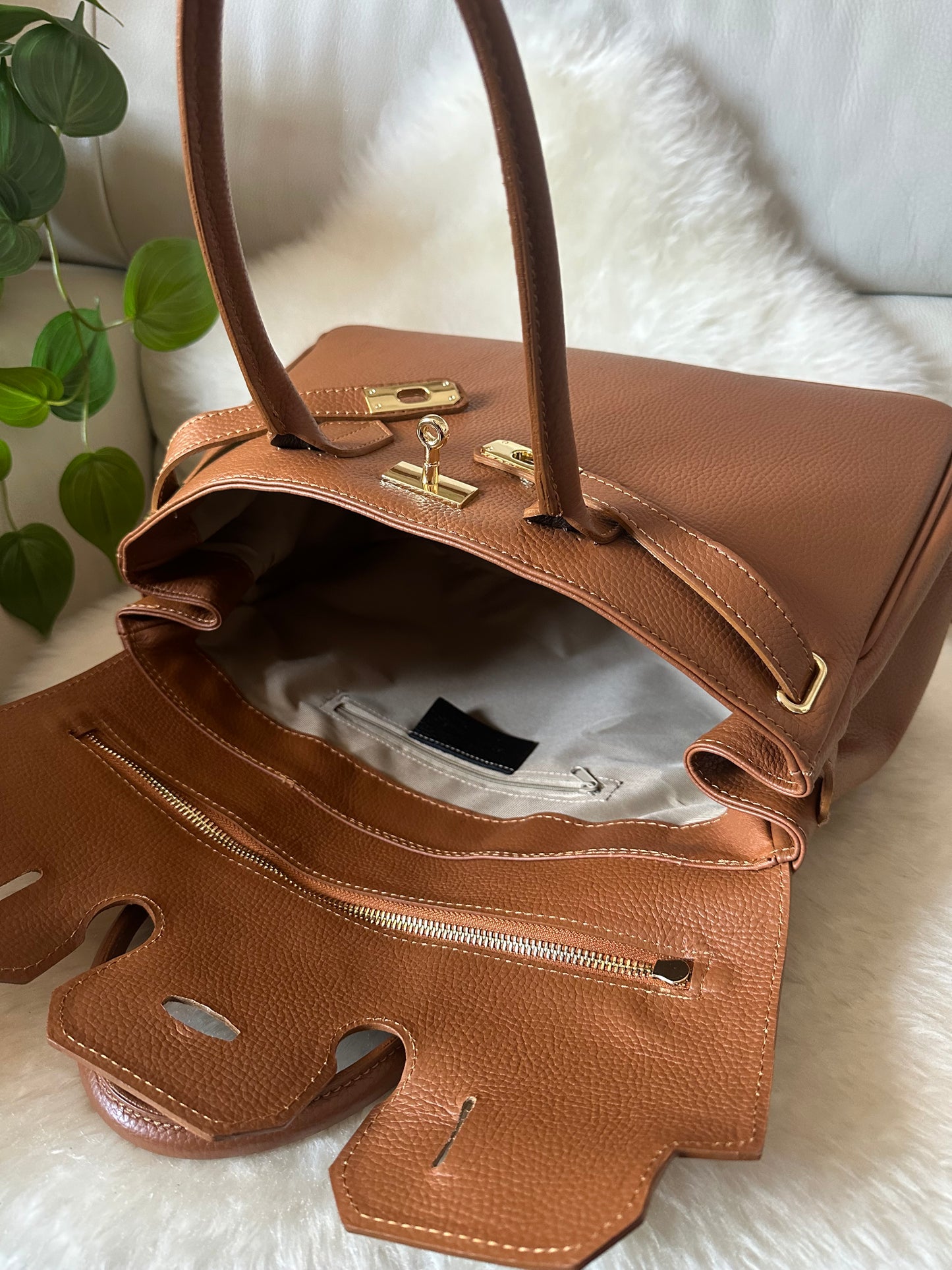 CHARLOTTE- handbag Real leather