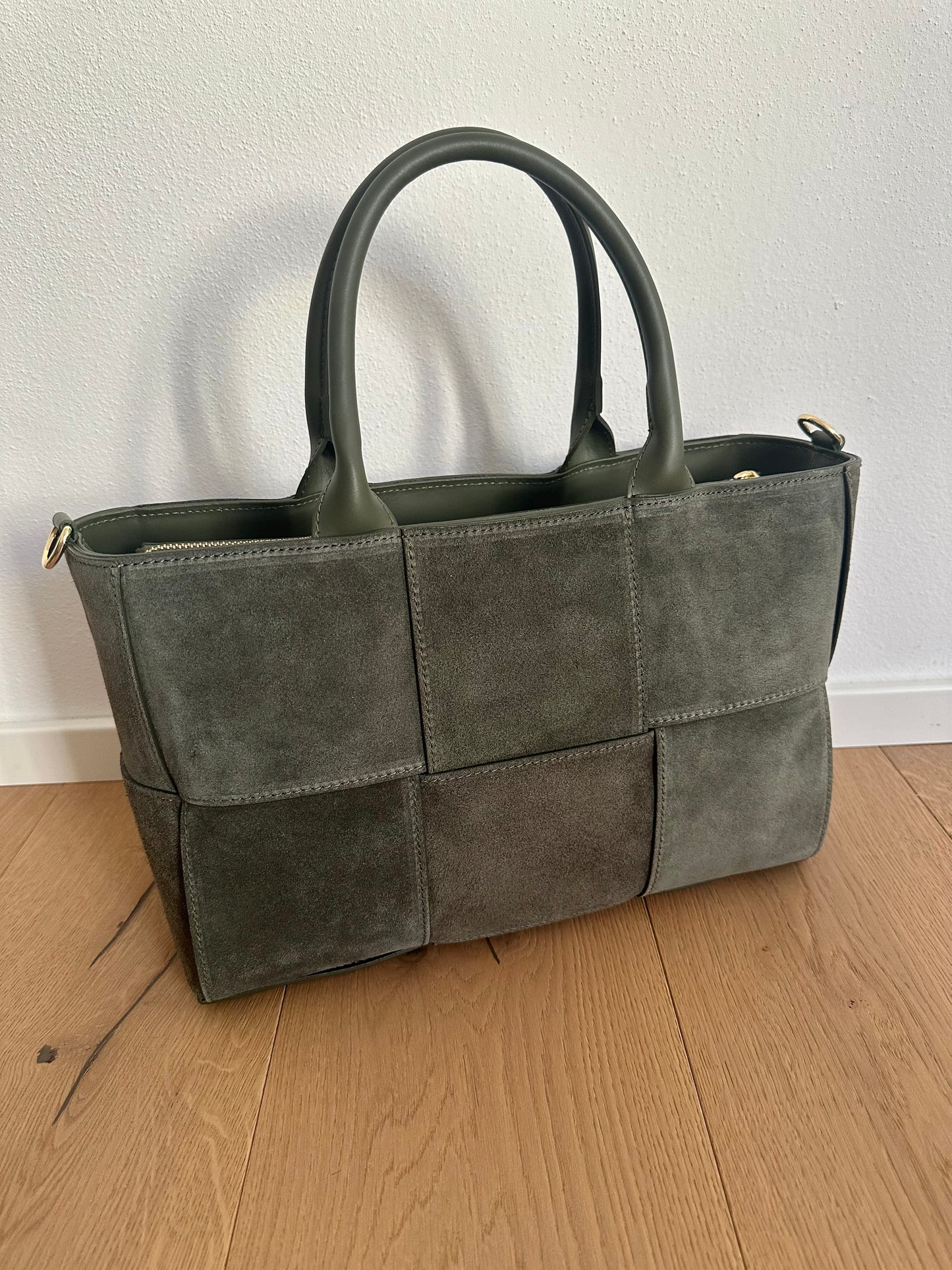 AMANDA suede large- tote bag