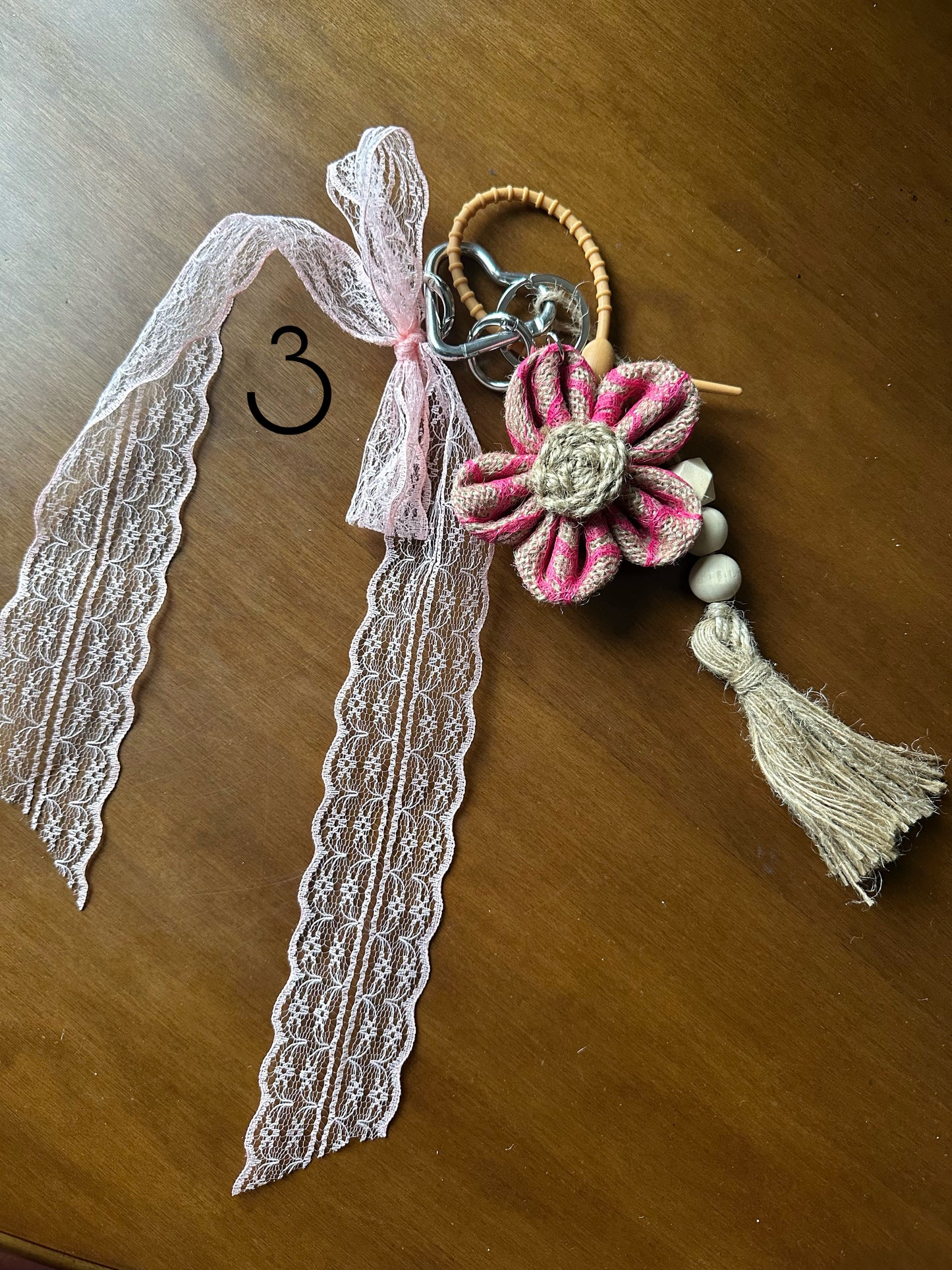 BAG CHARMS- lace
