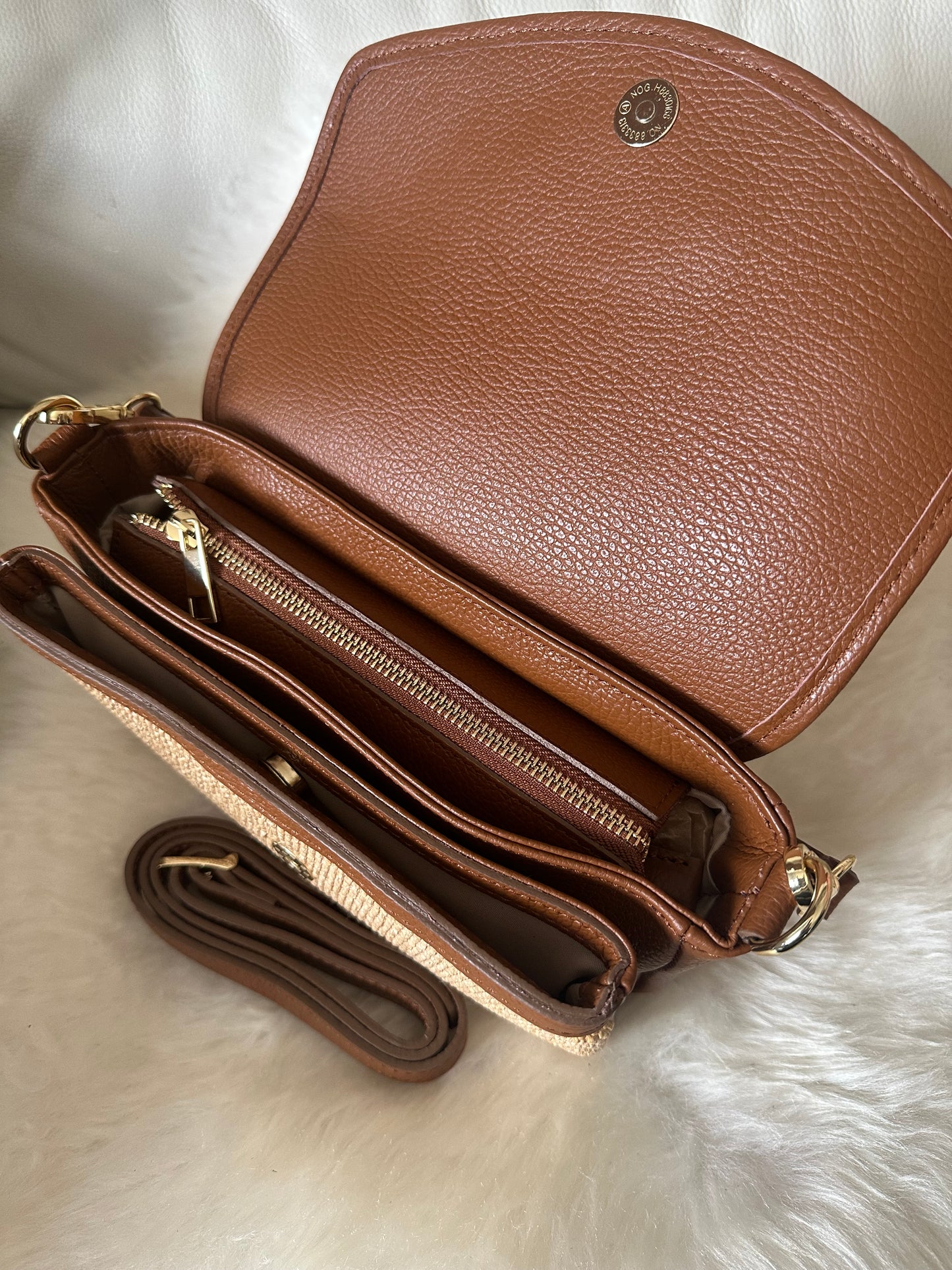 JESS- raffia and leather