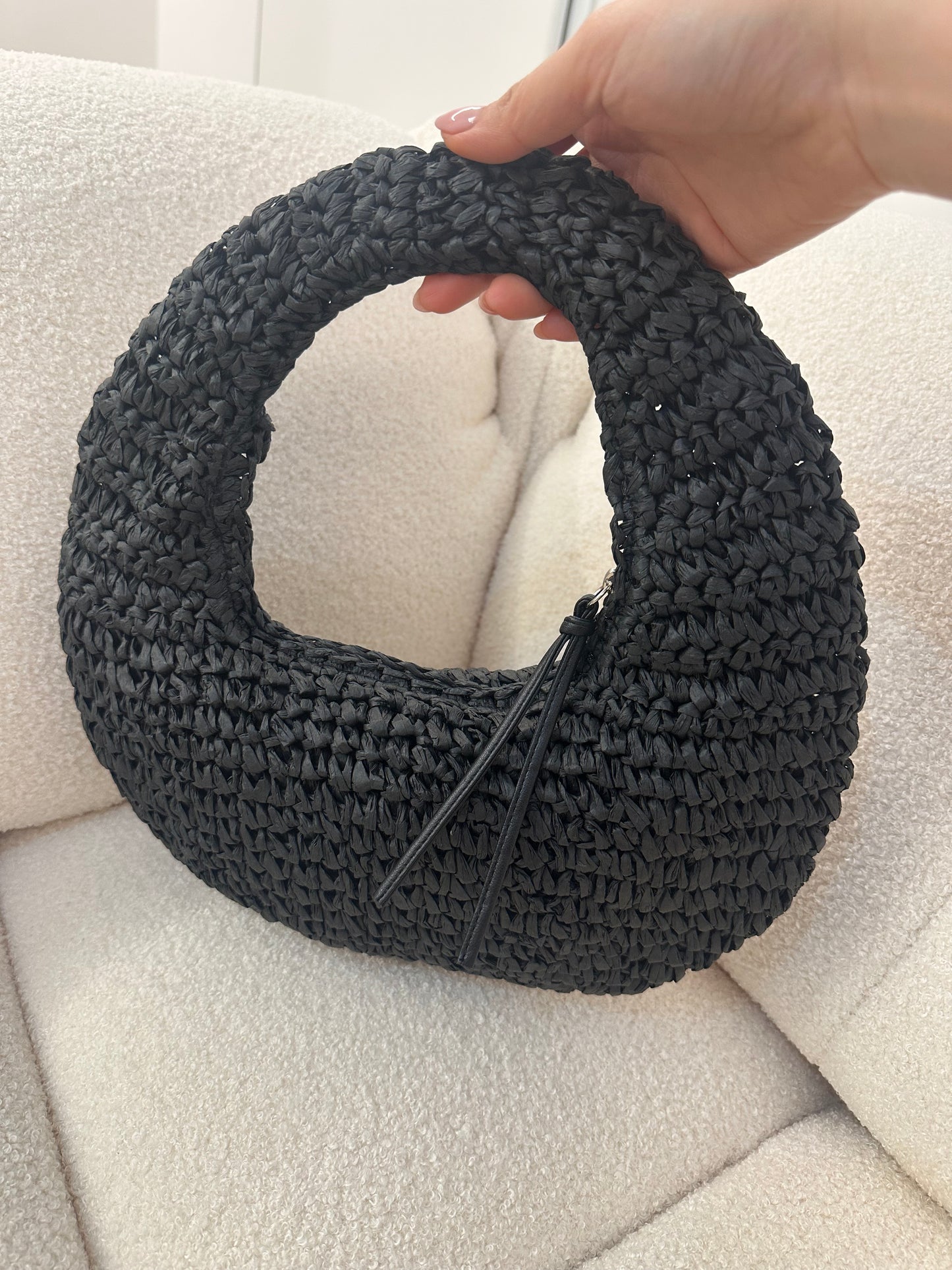 DALILA - raffia hobo