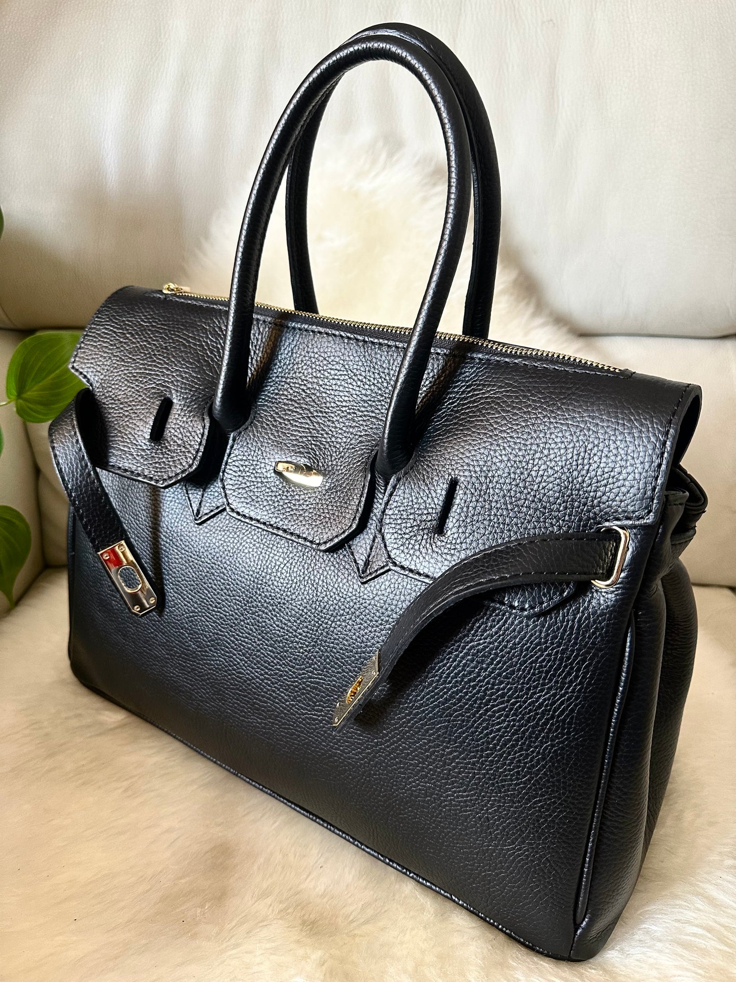 CHARLOTTE- handbag Real leather