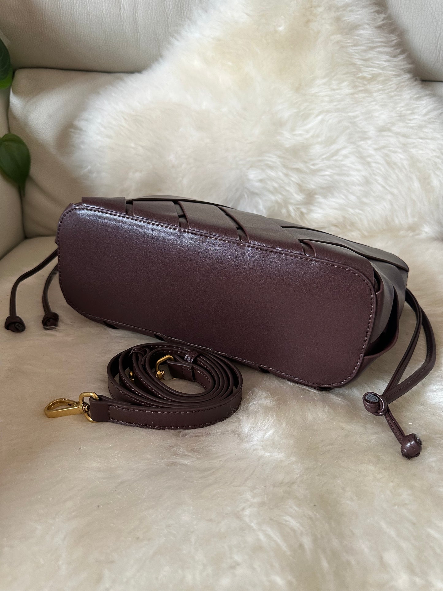 KATE- Real woven leather