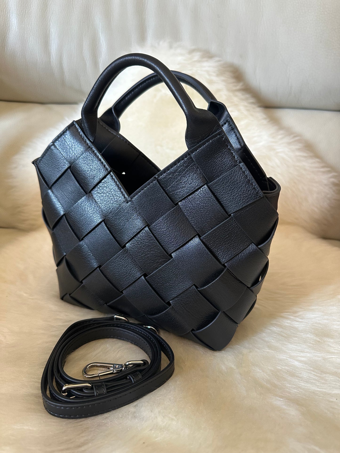 WOVEN small- handbag