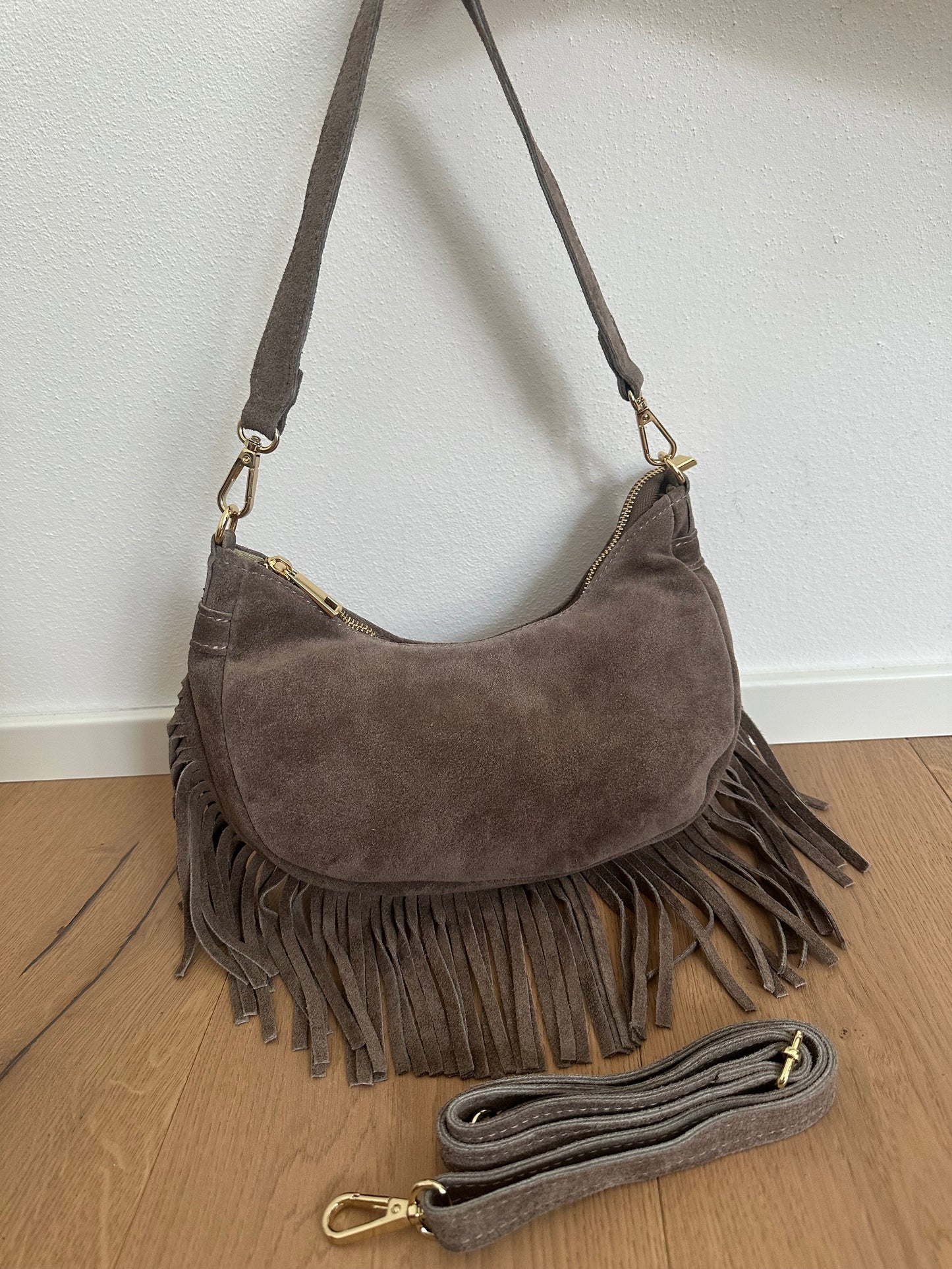 NINFEA - suede frange
