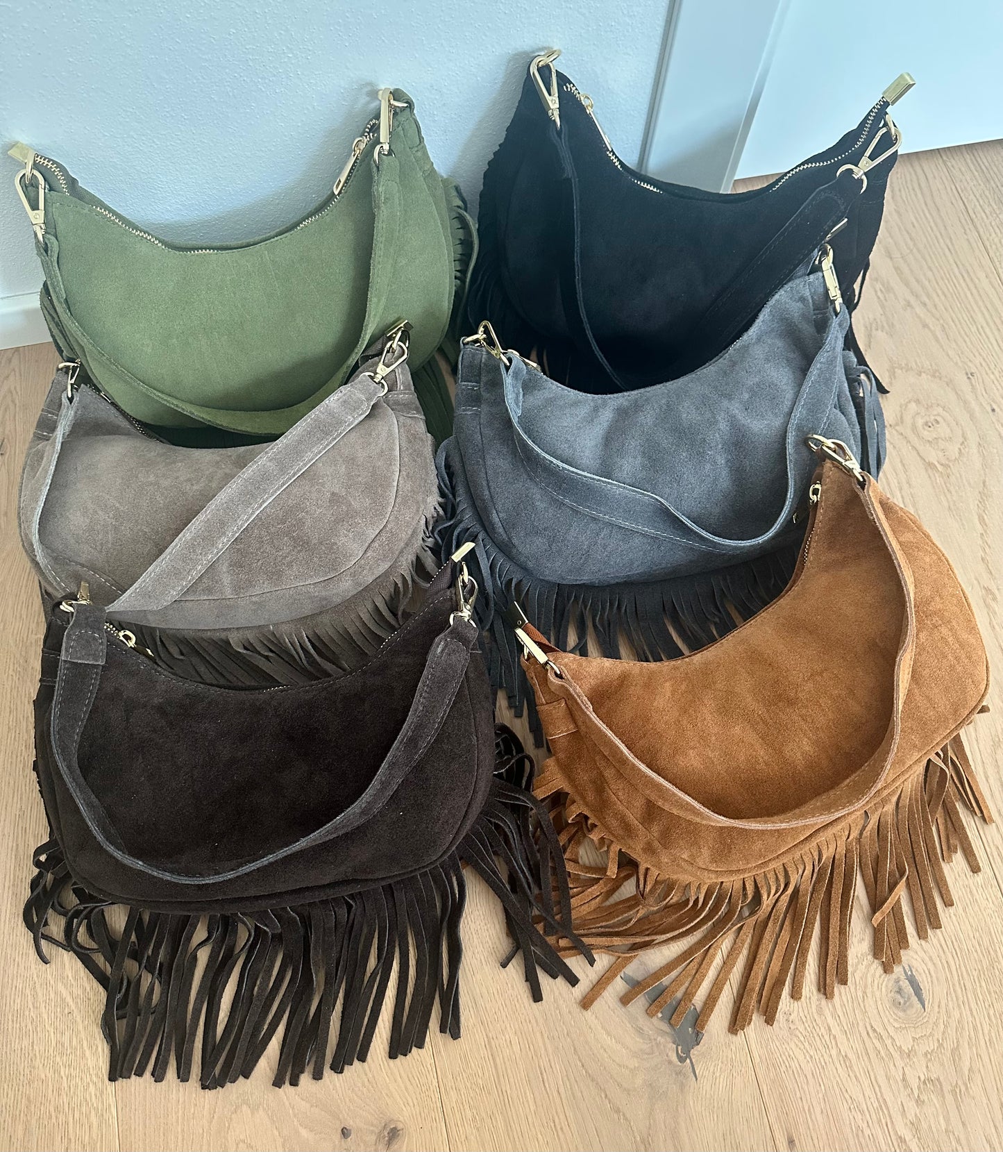 NINFEA - suede frange