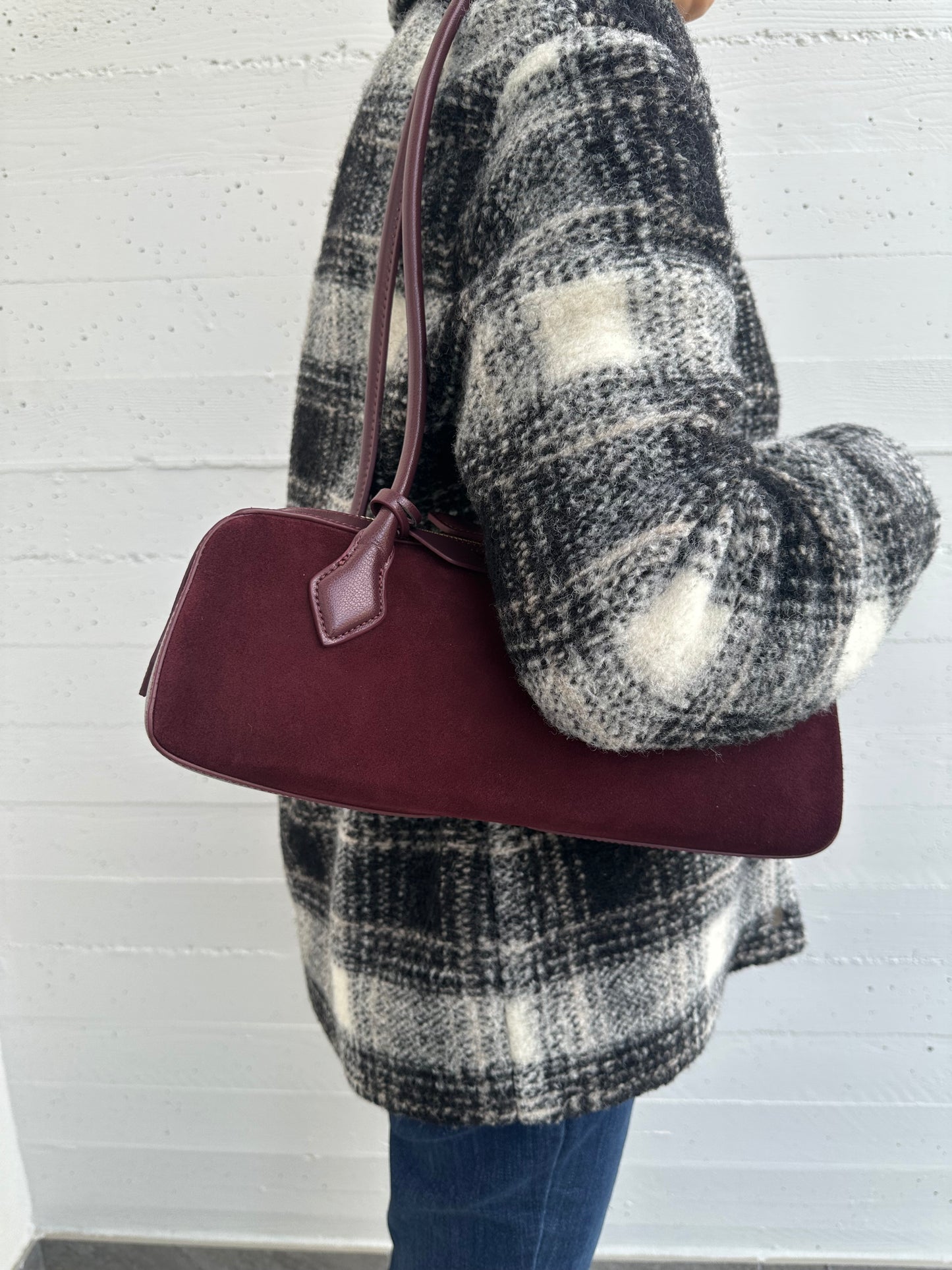 SHOULDER ALIAH - suede