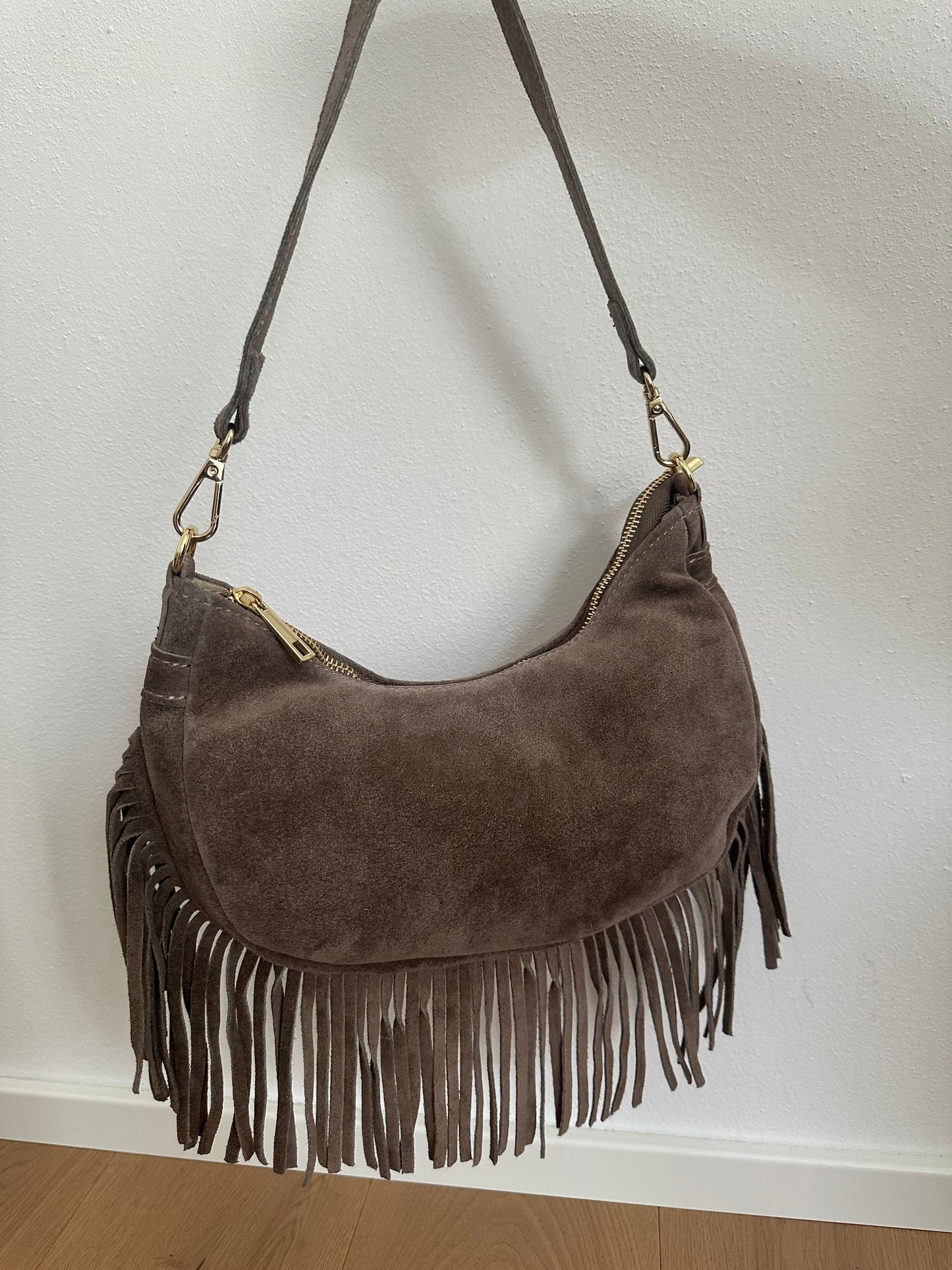 NINFEA - suede frange