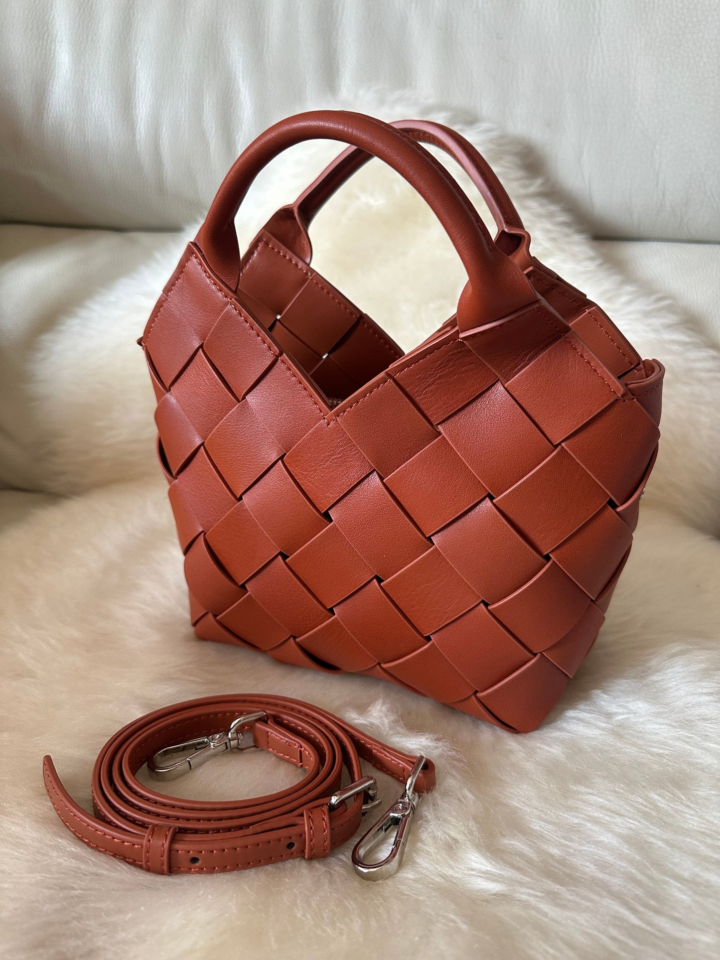 WOVEN small- handbag