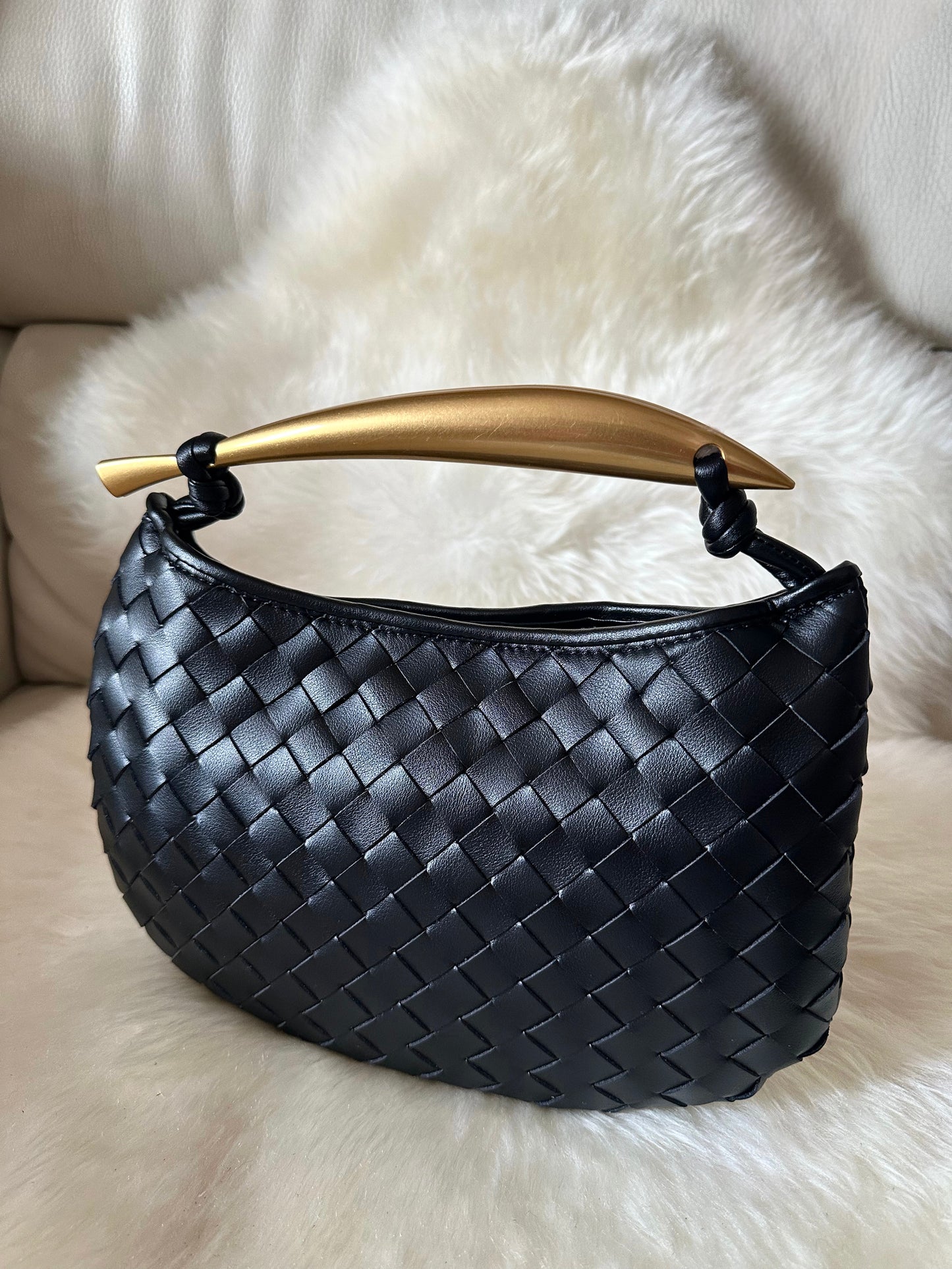 MANIA LARGE- Real woven leather