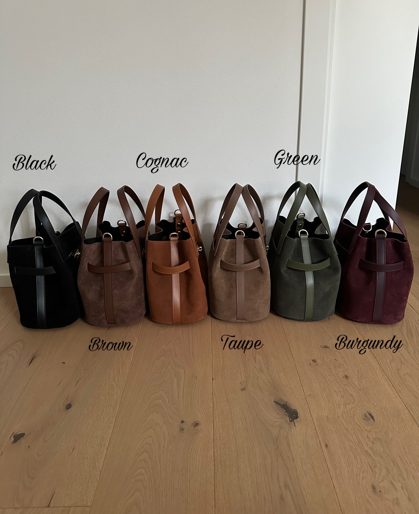 TATIANA - suede bucket