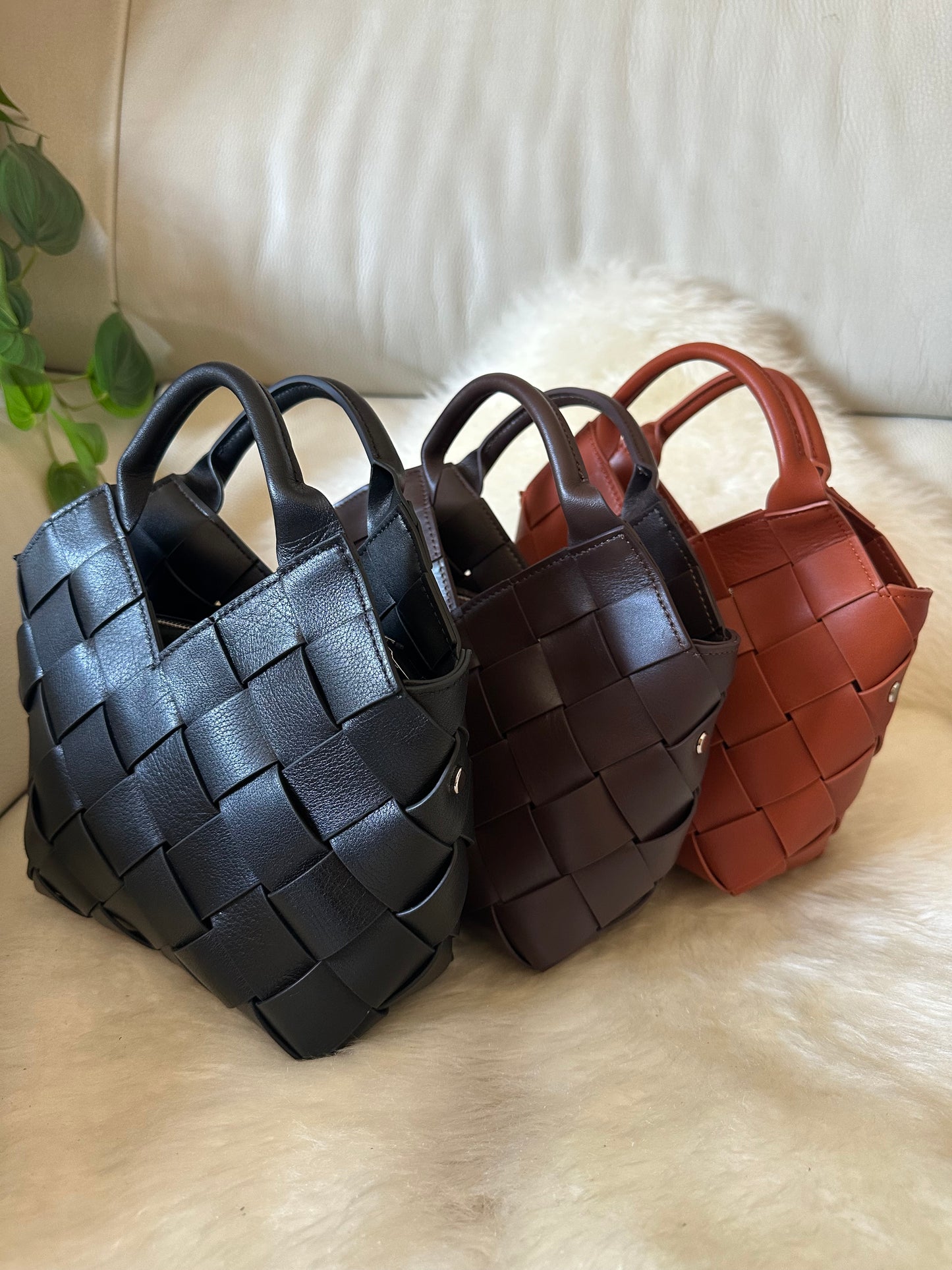 WOVEN small-handbag