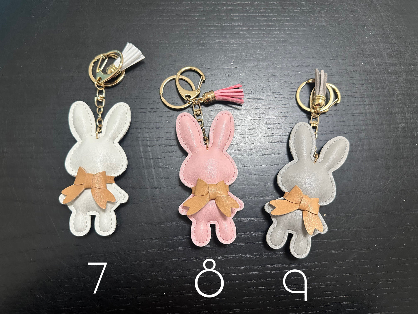 BUNNY charms - vegan leather