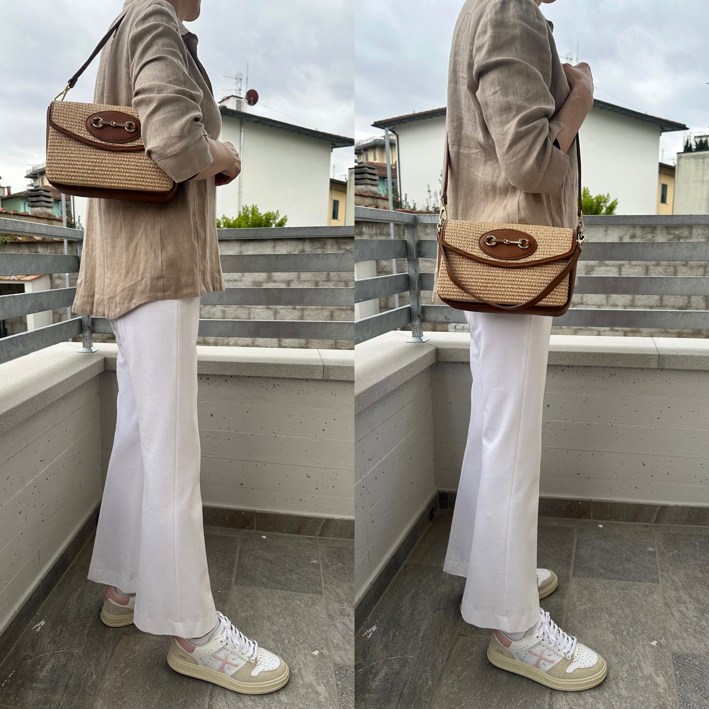 JESS- raffia and leather