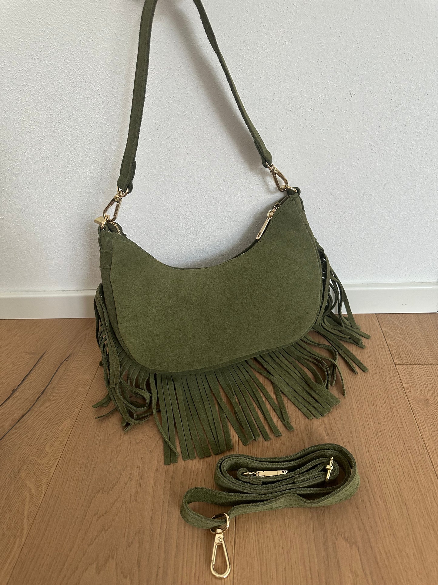 NINFEA - suede frange