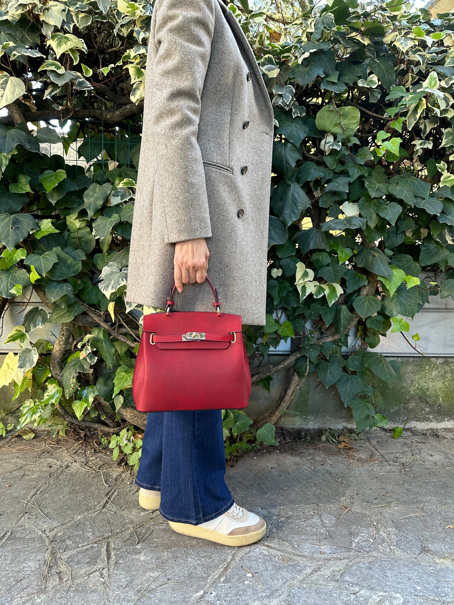 CHLOÉ - full grain cowhide leather