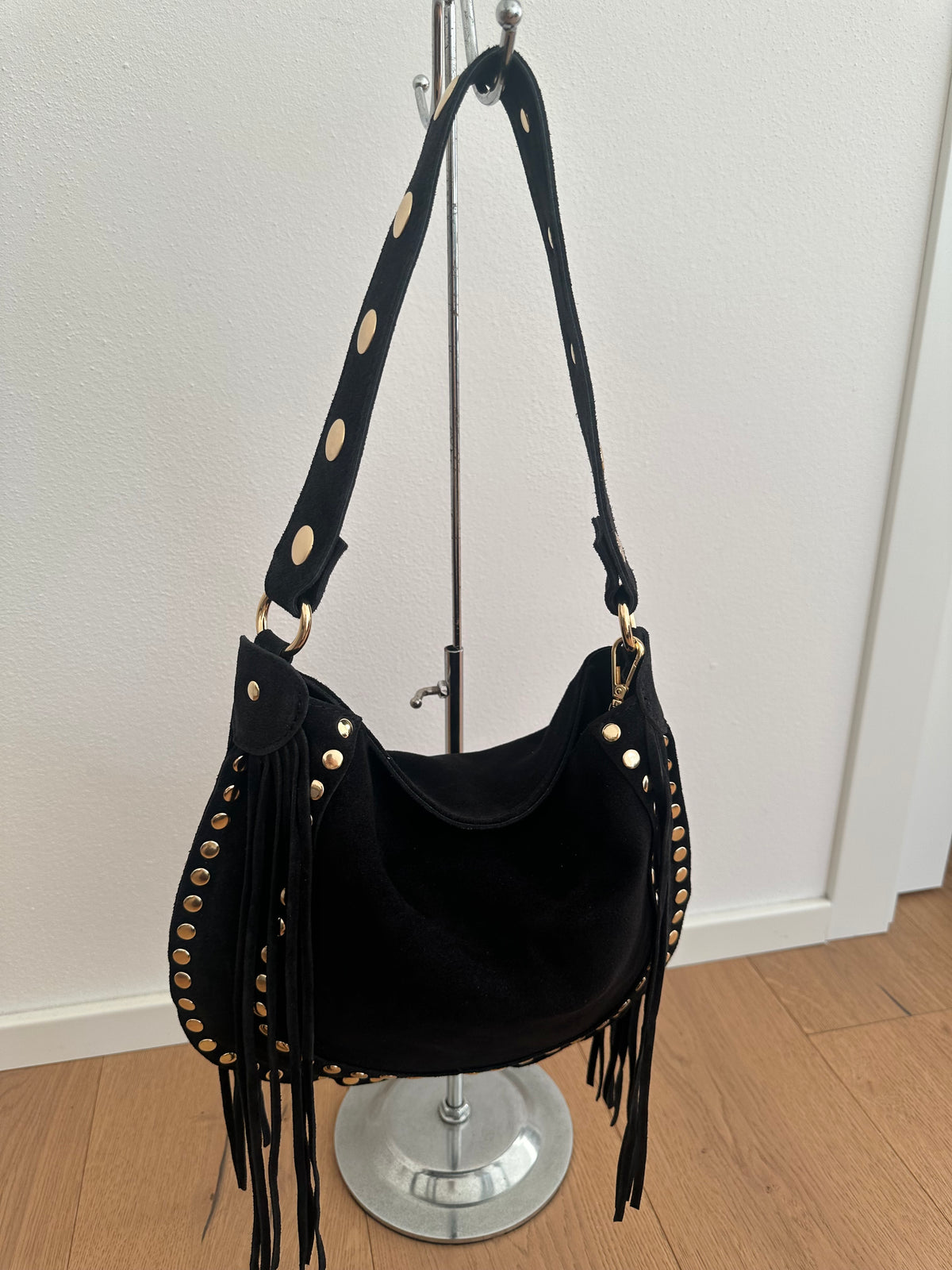 DAXY- medium/ borsa a spalla camoscio