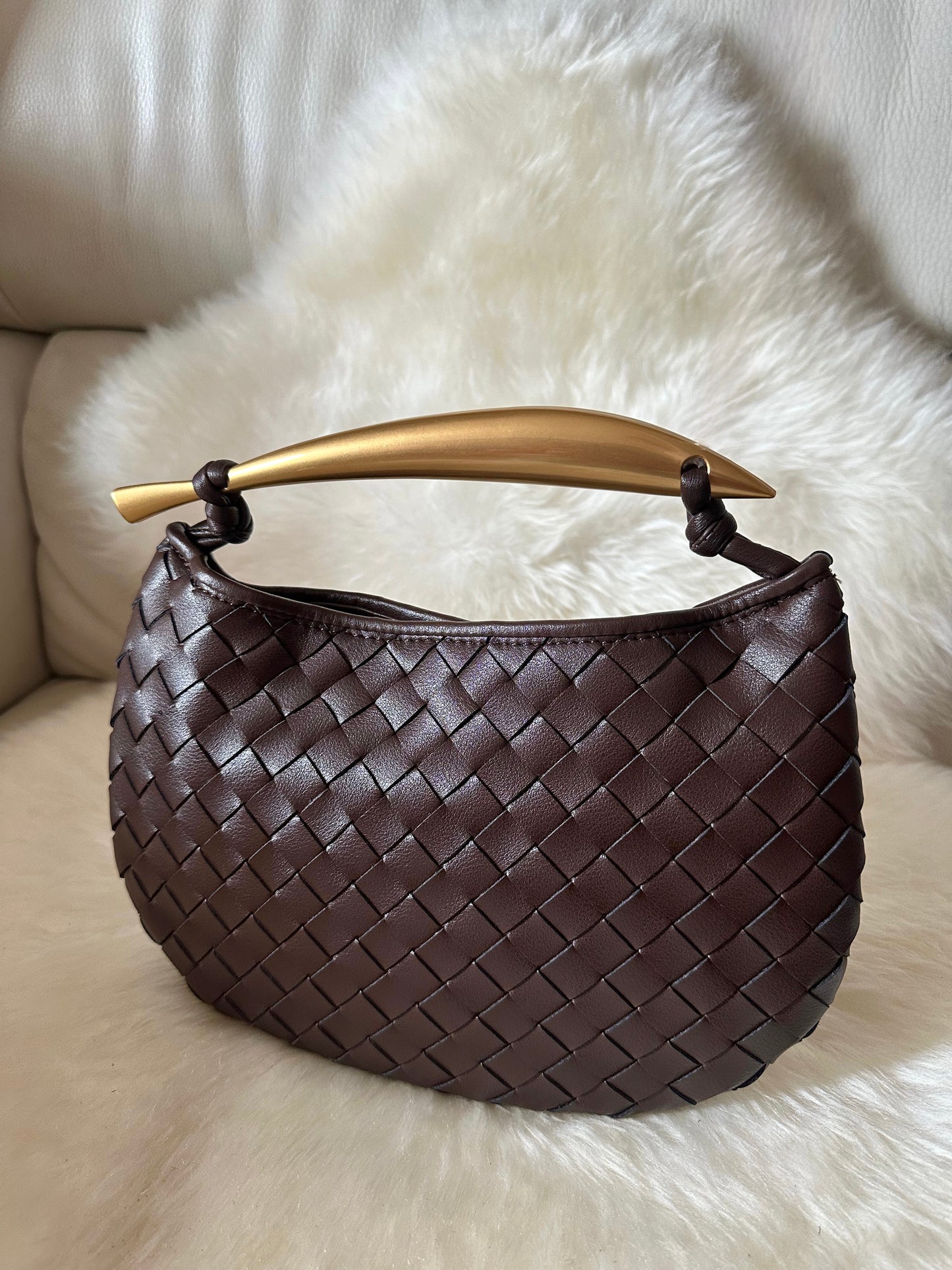 MANIA LARGE- Real woven leather