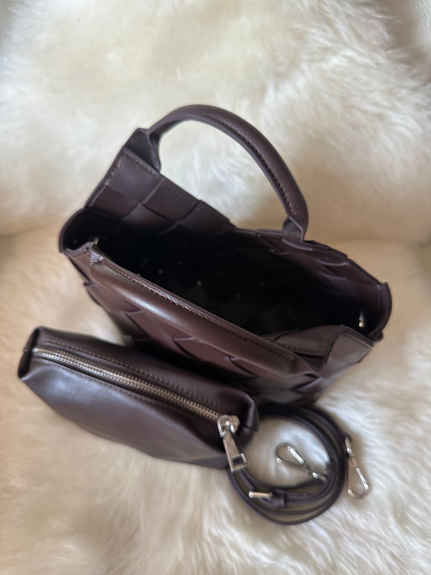 WOVEN small-handbag