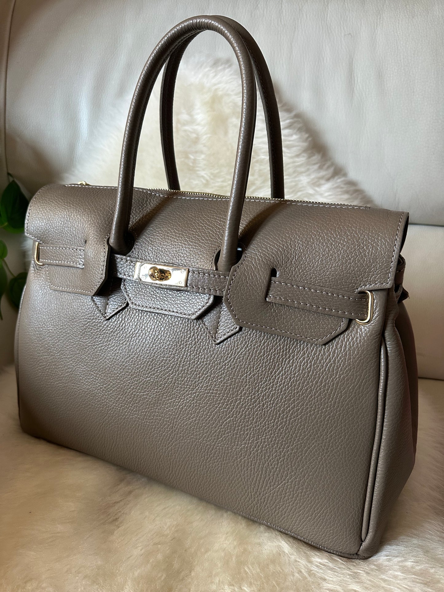 CHARLOTTE- handbag Real leather