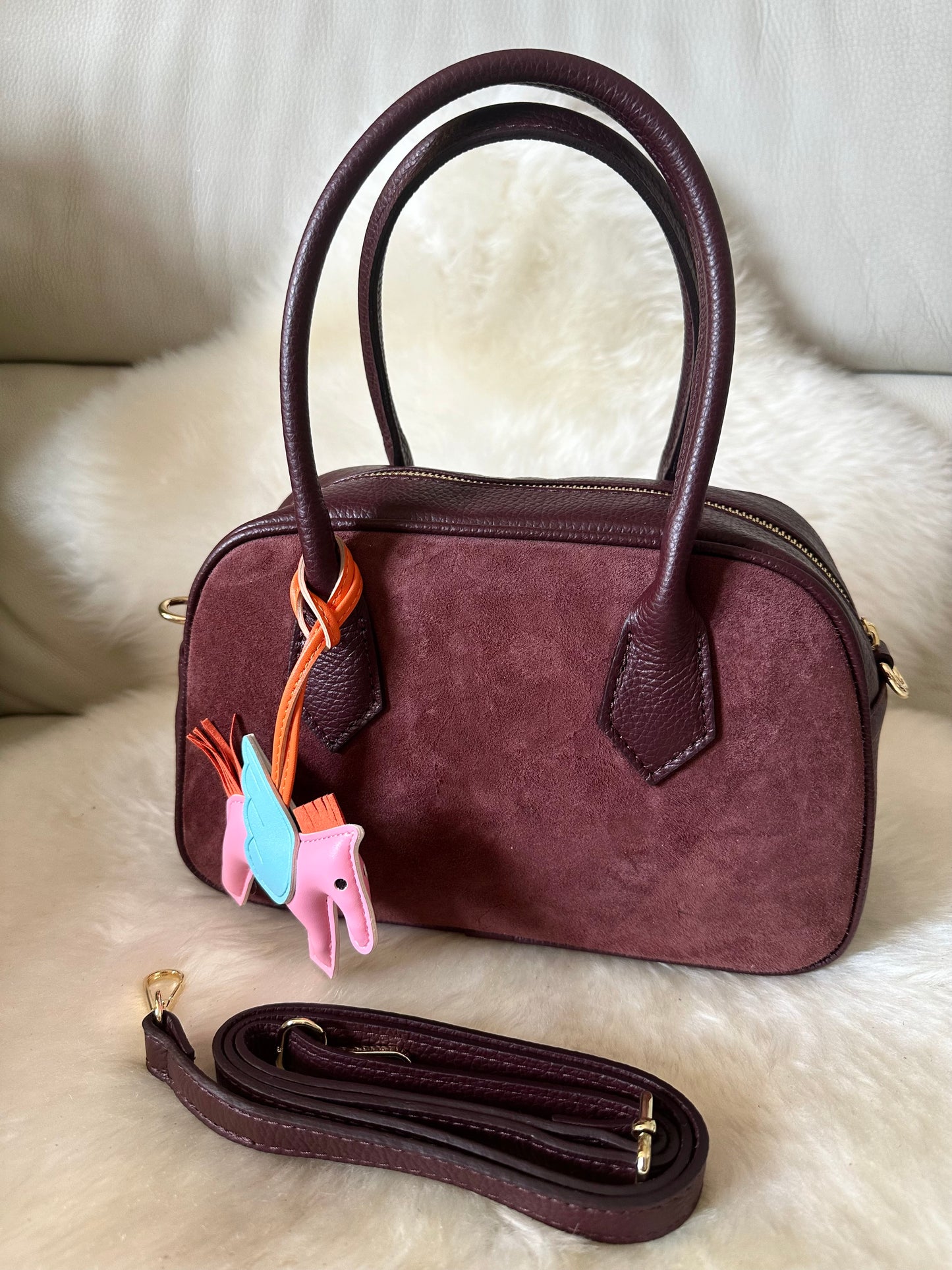 BONNIE - bauletto suede