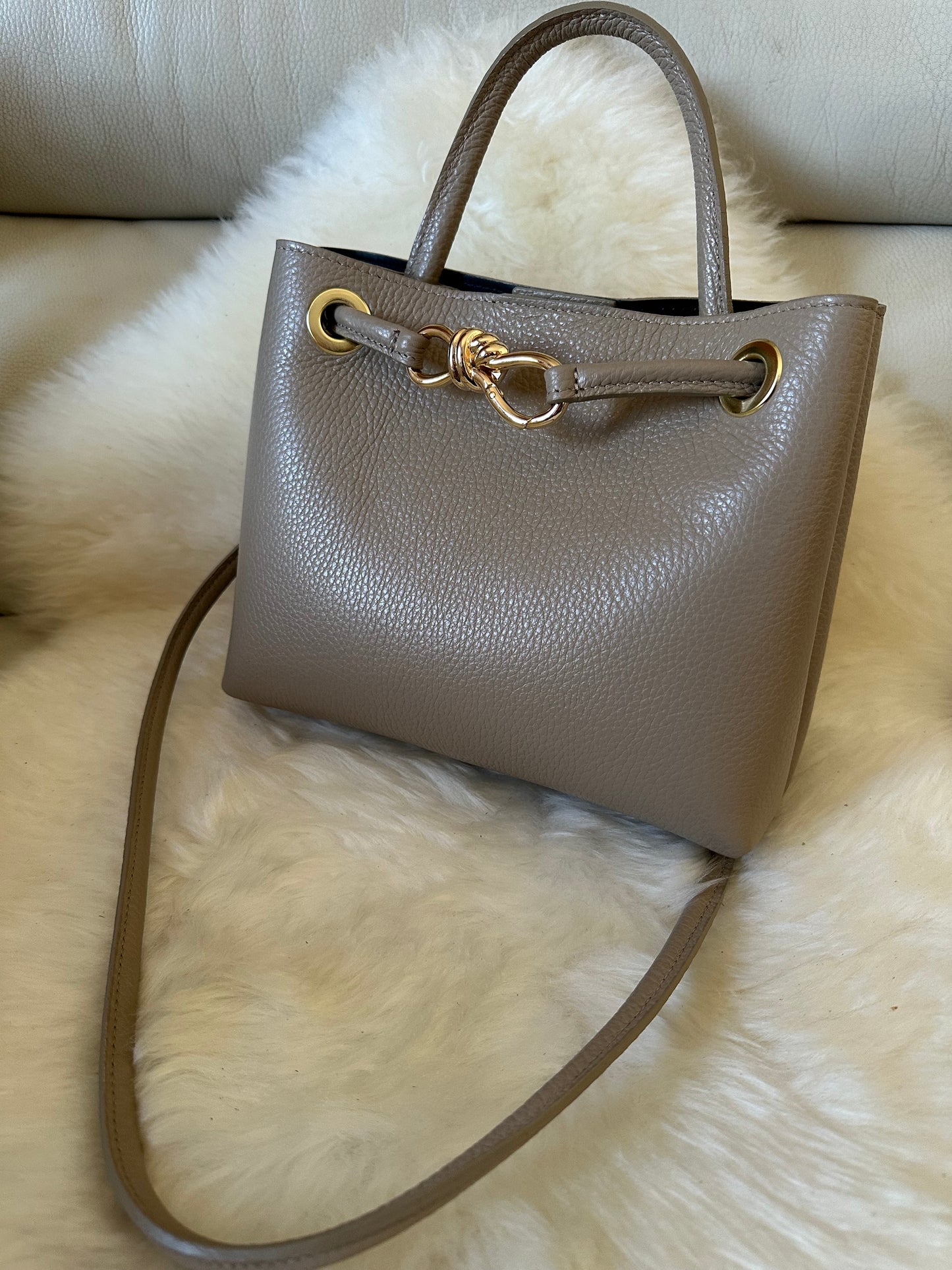 FELIPA small - real leather