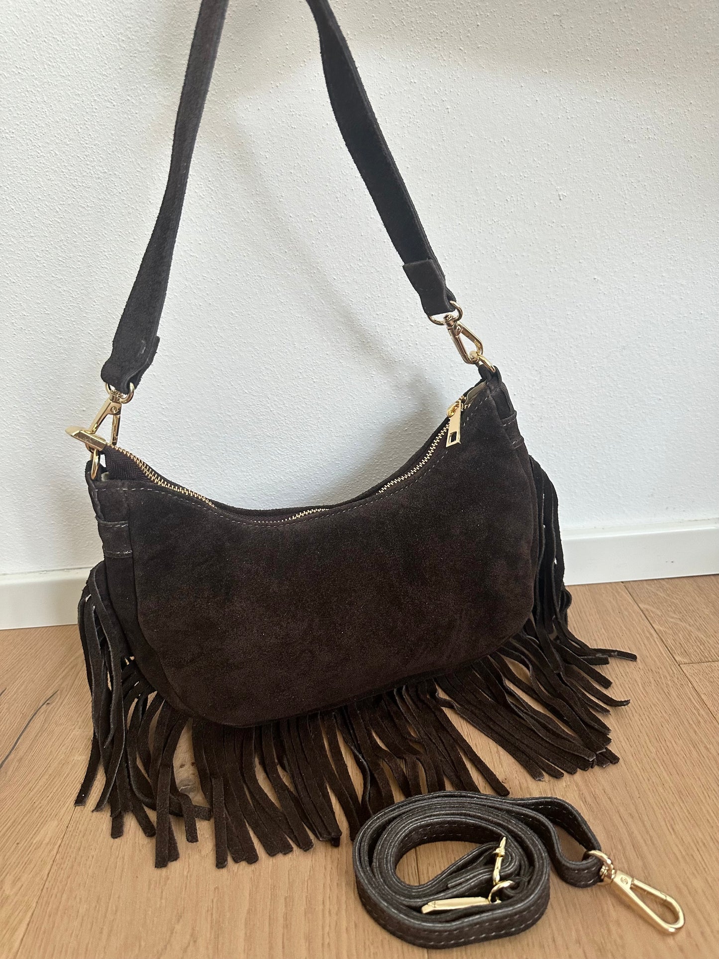 NINFEA - suede frange