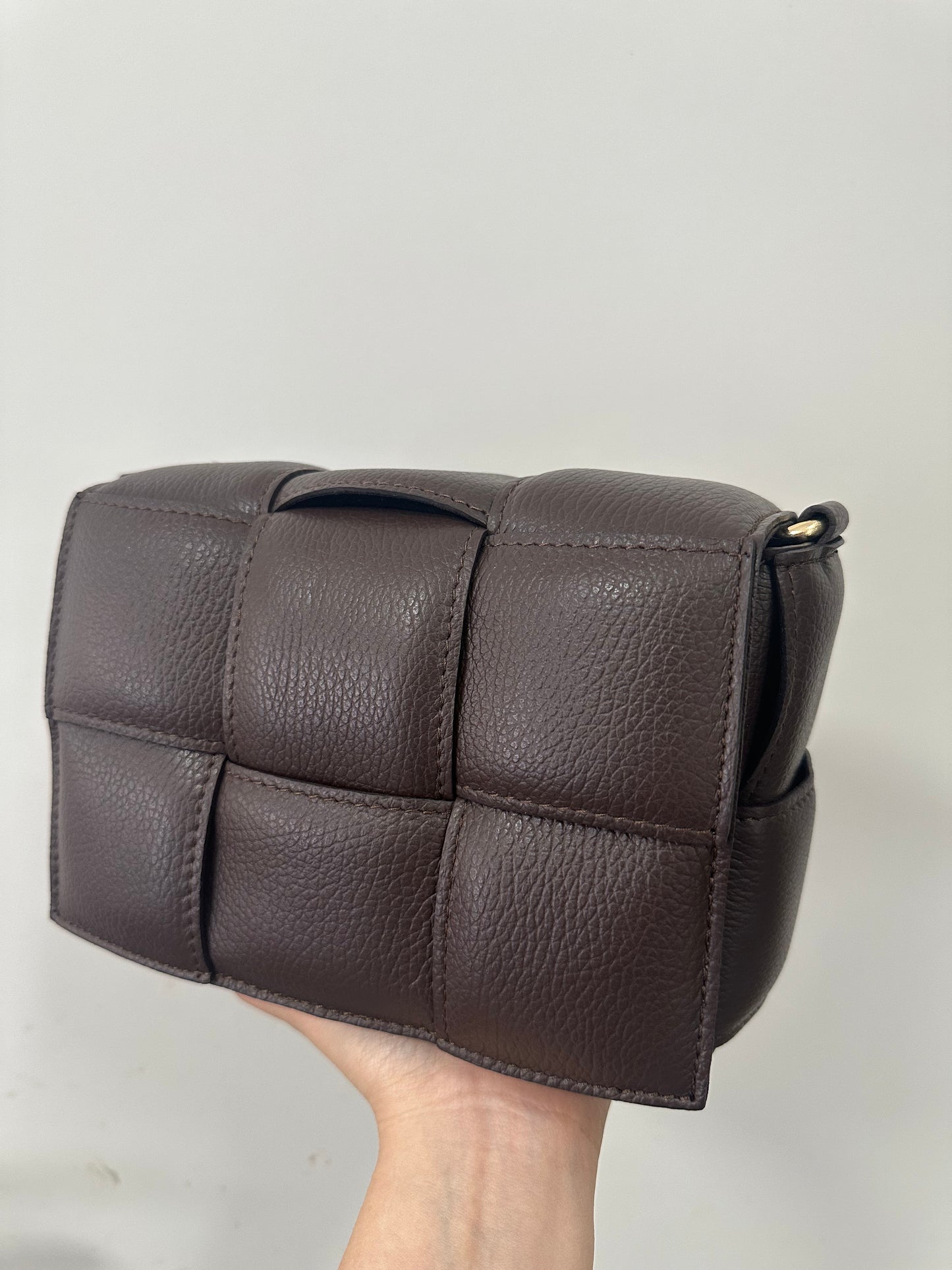 GEPOLSTERTE TASCHE - Echtes Leder