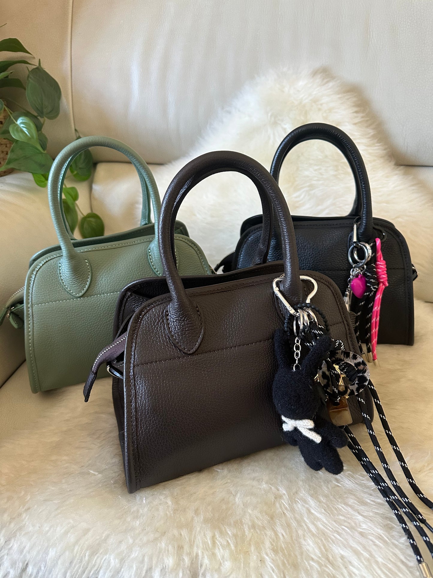 MEGAN small- real leather