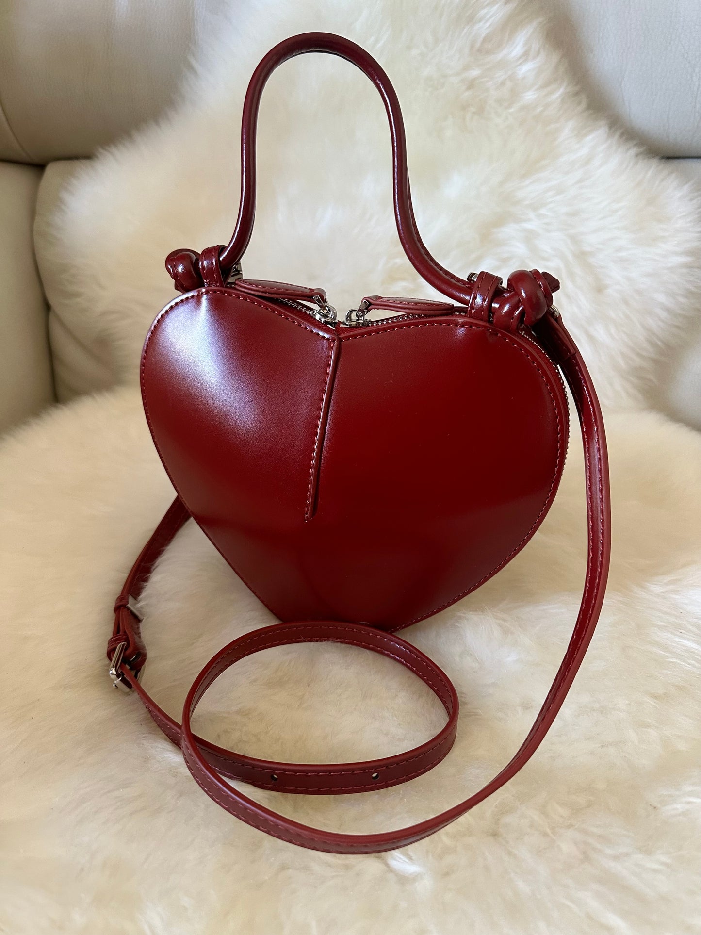LOVE - real leather handbag