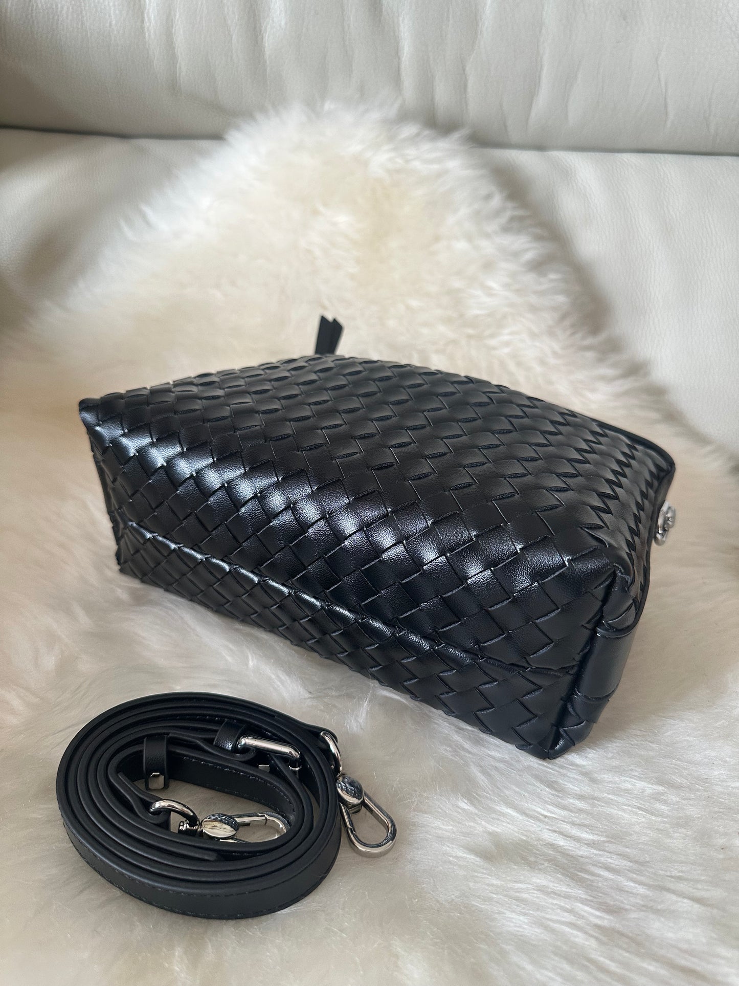 WANDI- handbag intrecciata