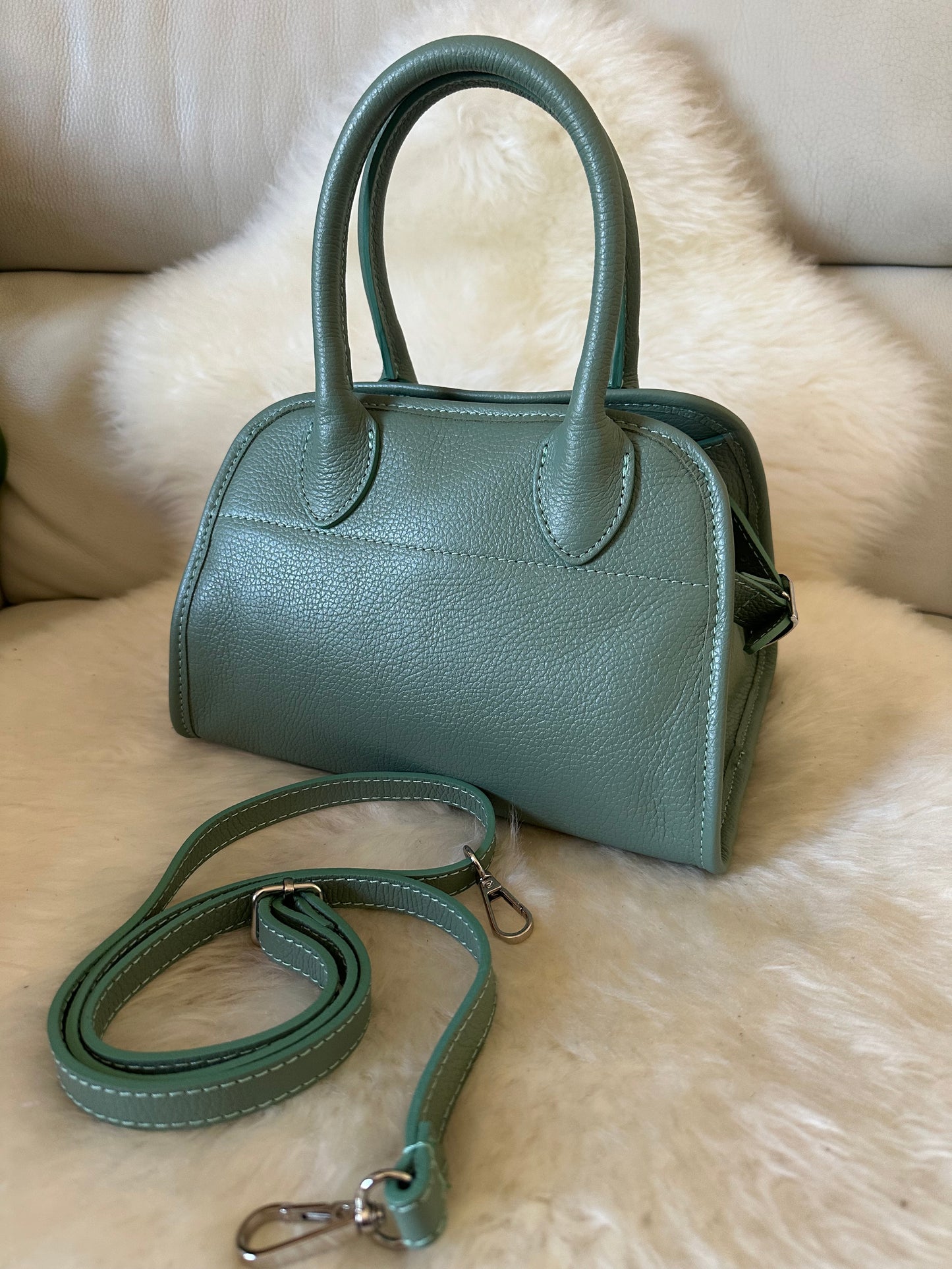 MEGAN small- real leather