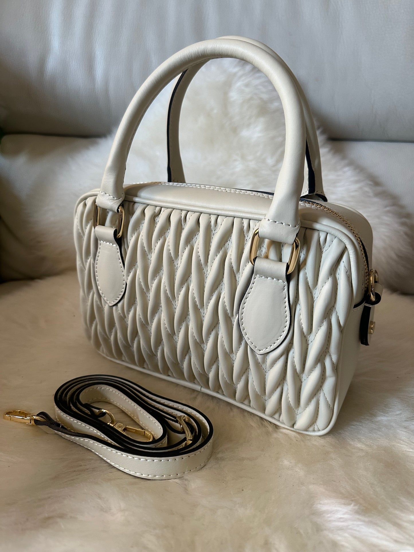 ALINA - quilted nappa