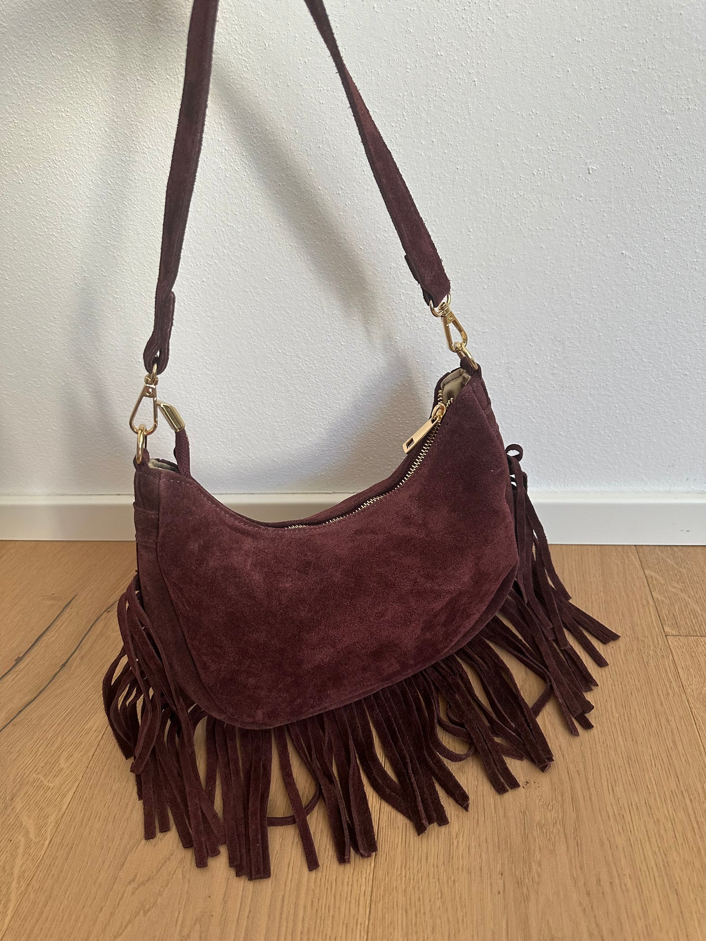 NINFEA - suede frange