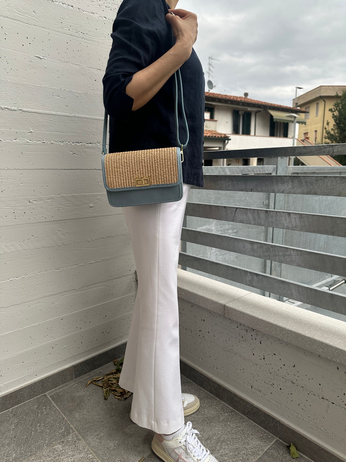 🌻MILA raffia- crossbody