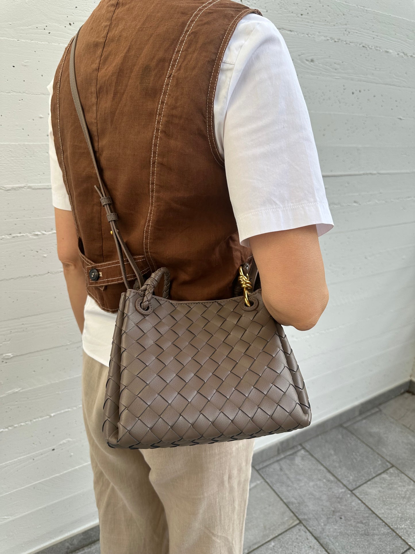 EMMA woven- Vera pelle