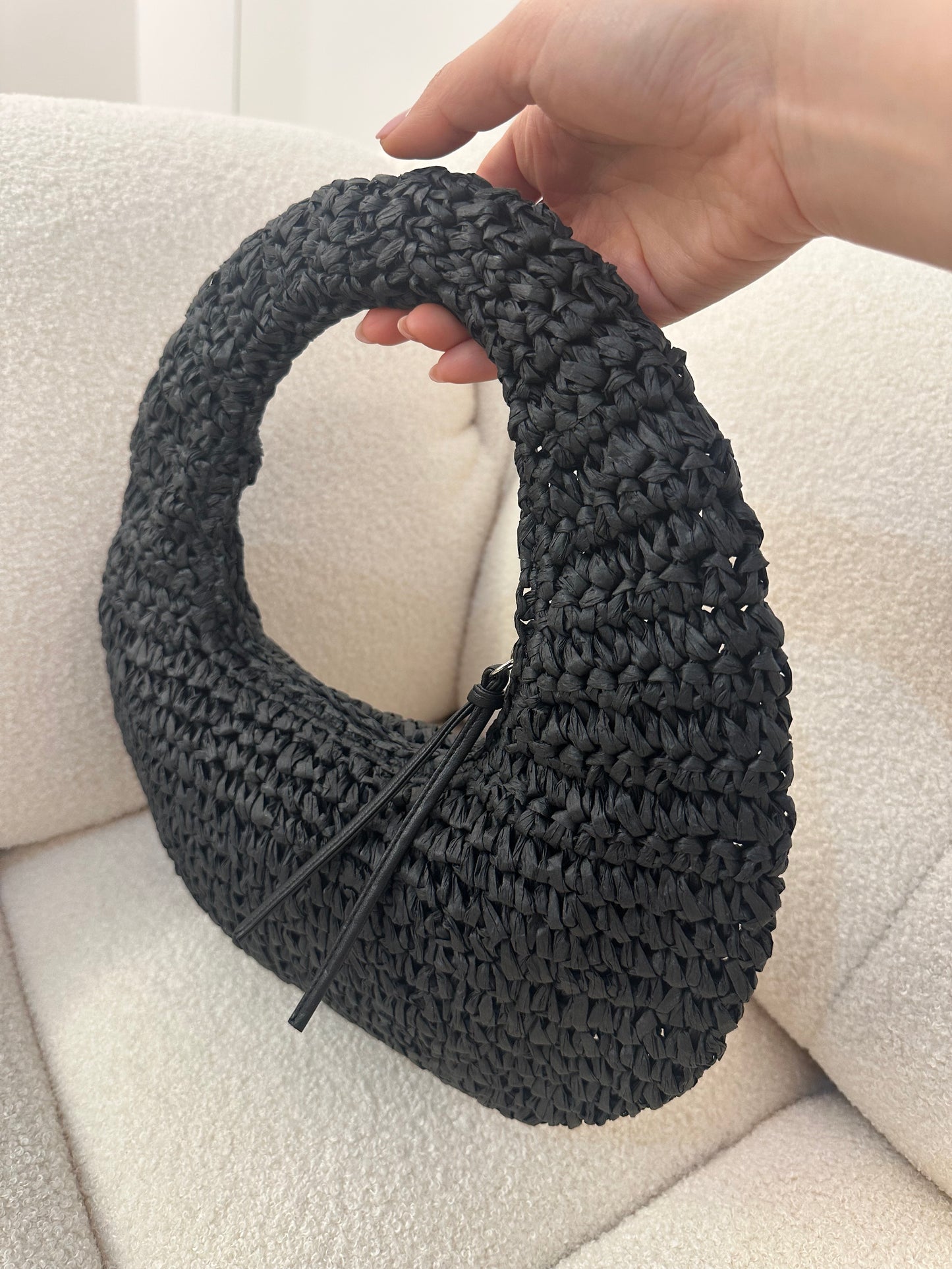 DALILA - raffia hobo