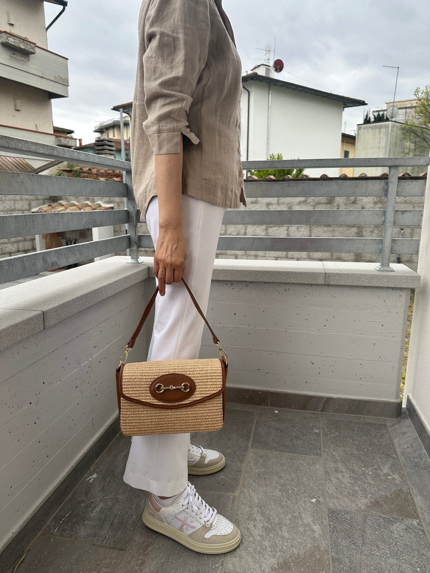 JESS- raffia and leather