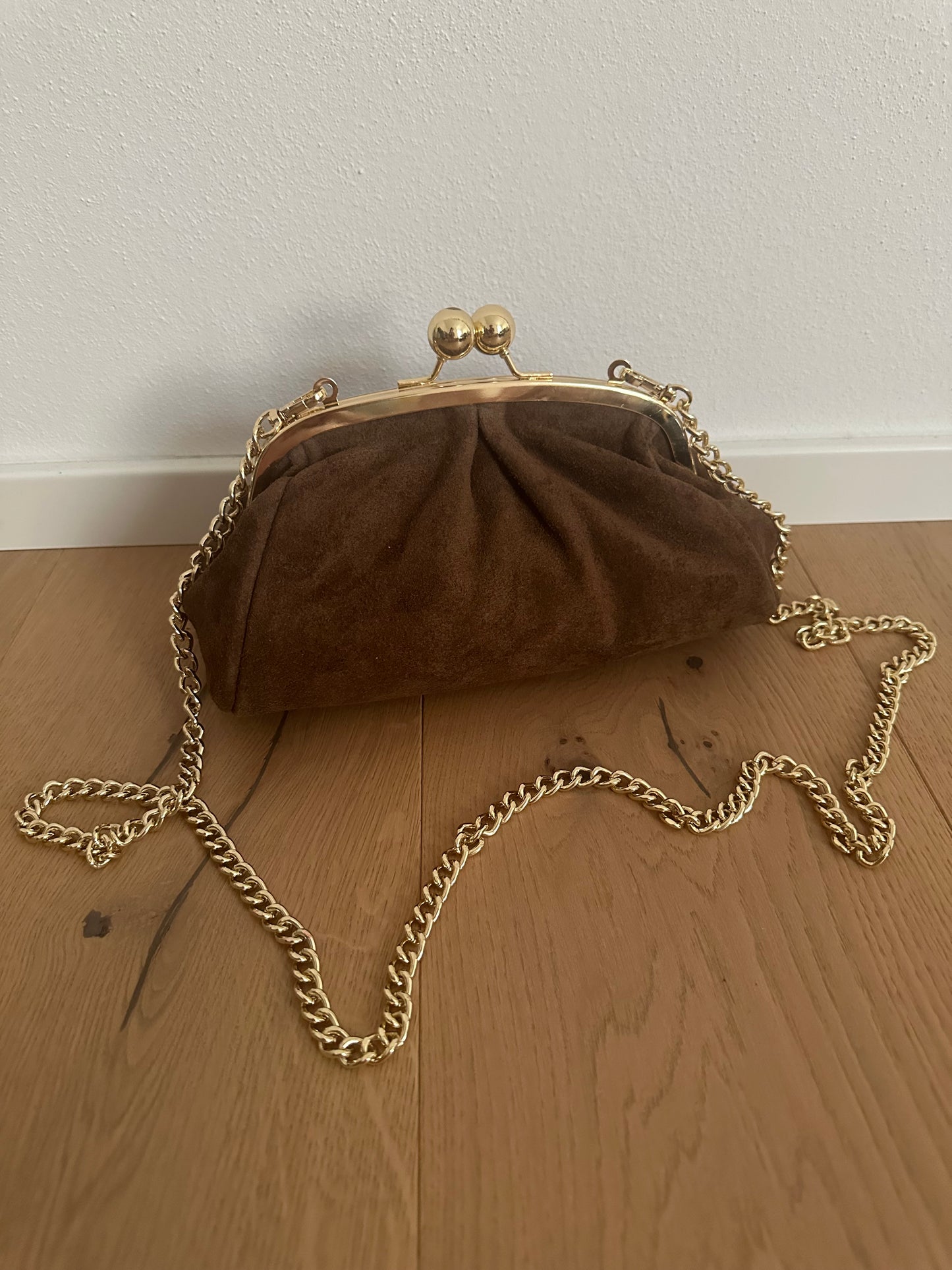 FORTUNA clutch - suede