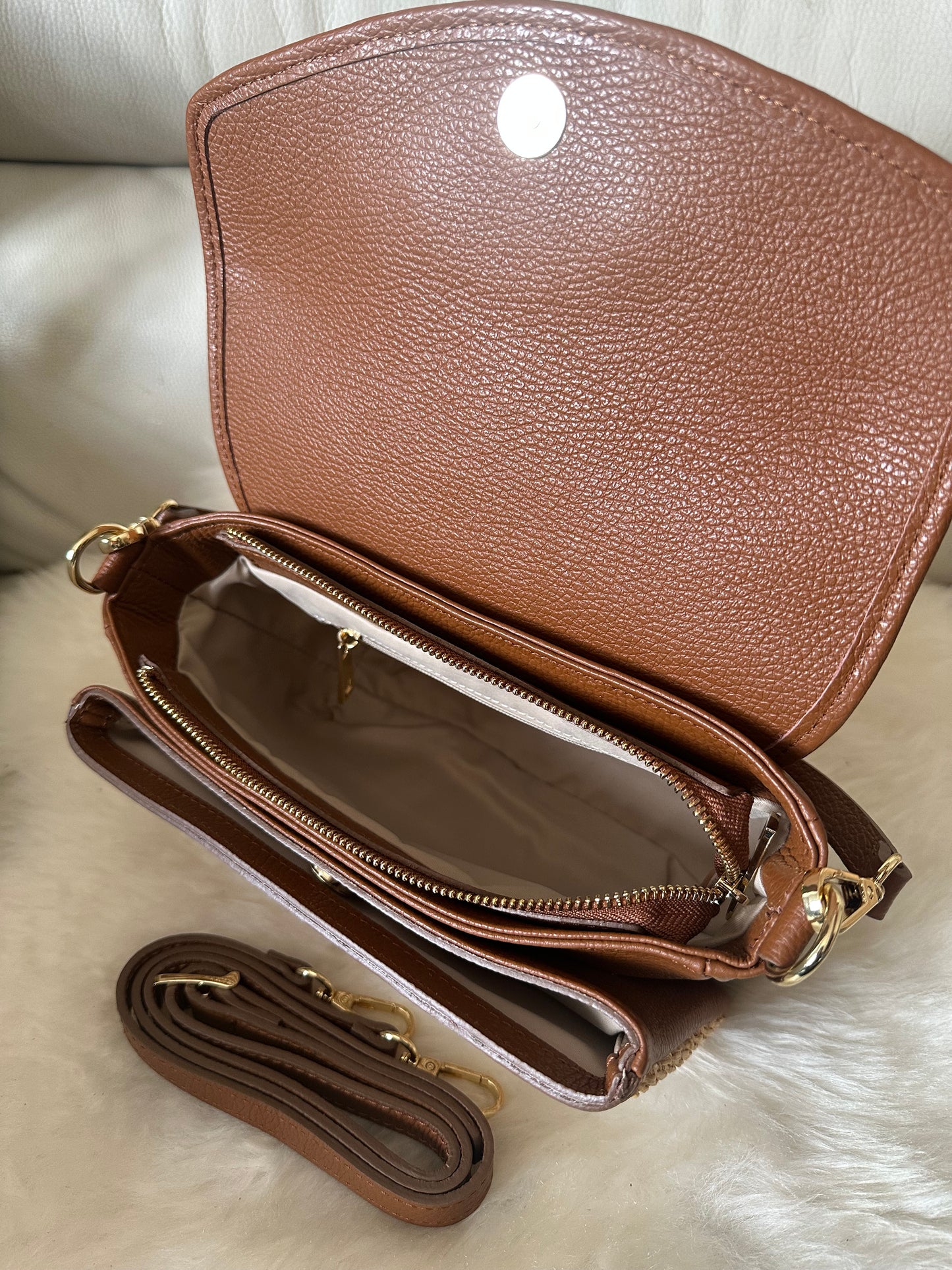 JESS- raffia and leather