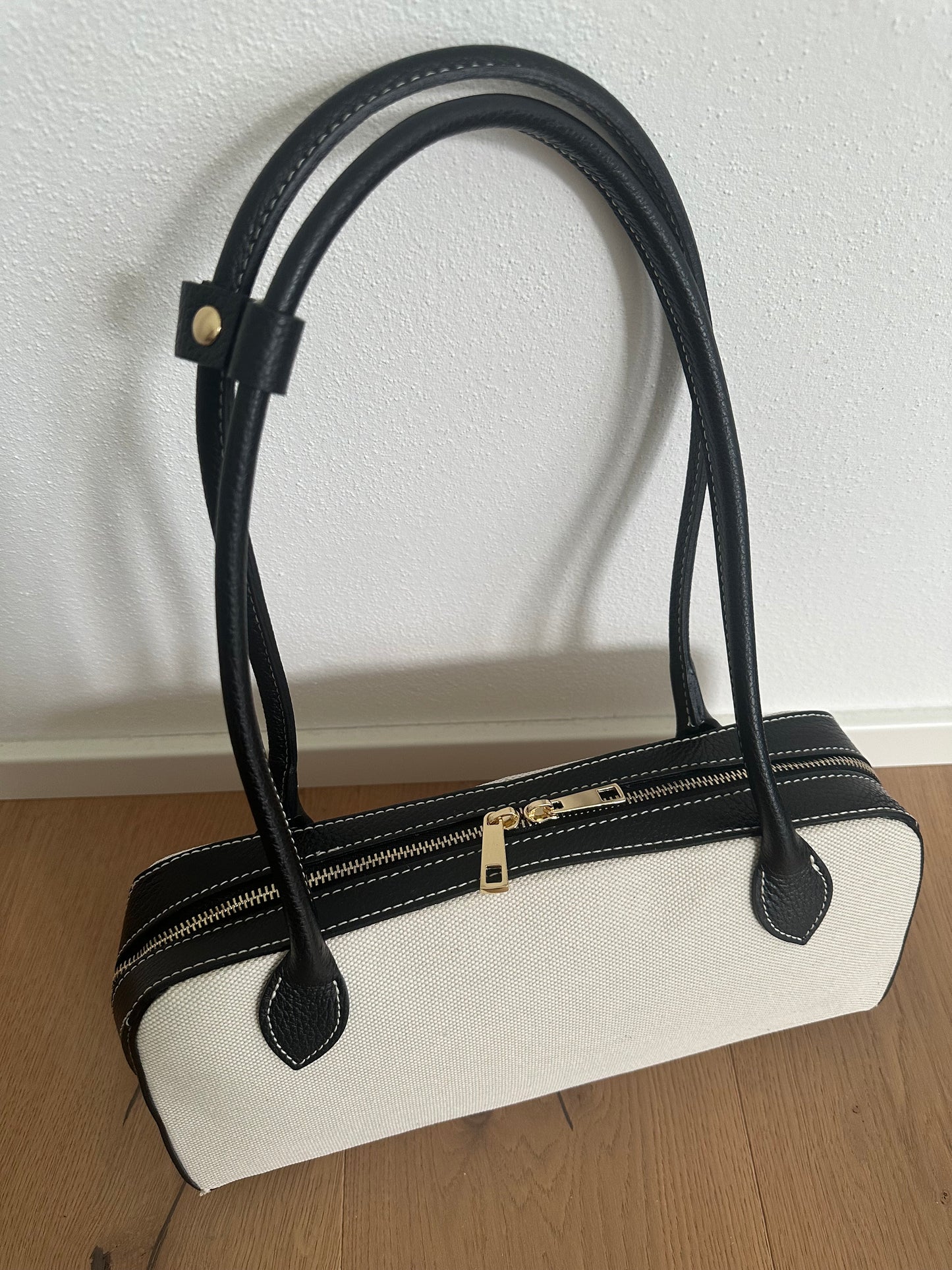 TAMARA - leather and canvas