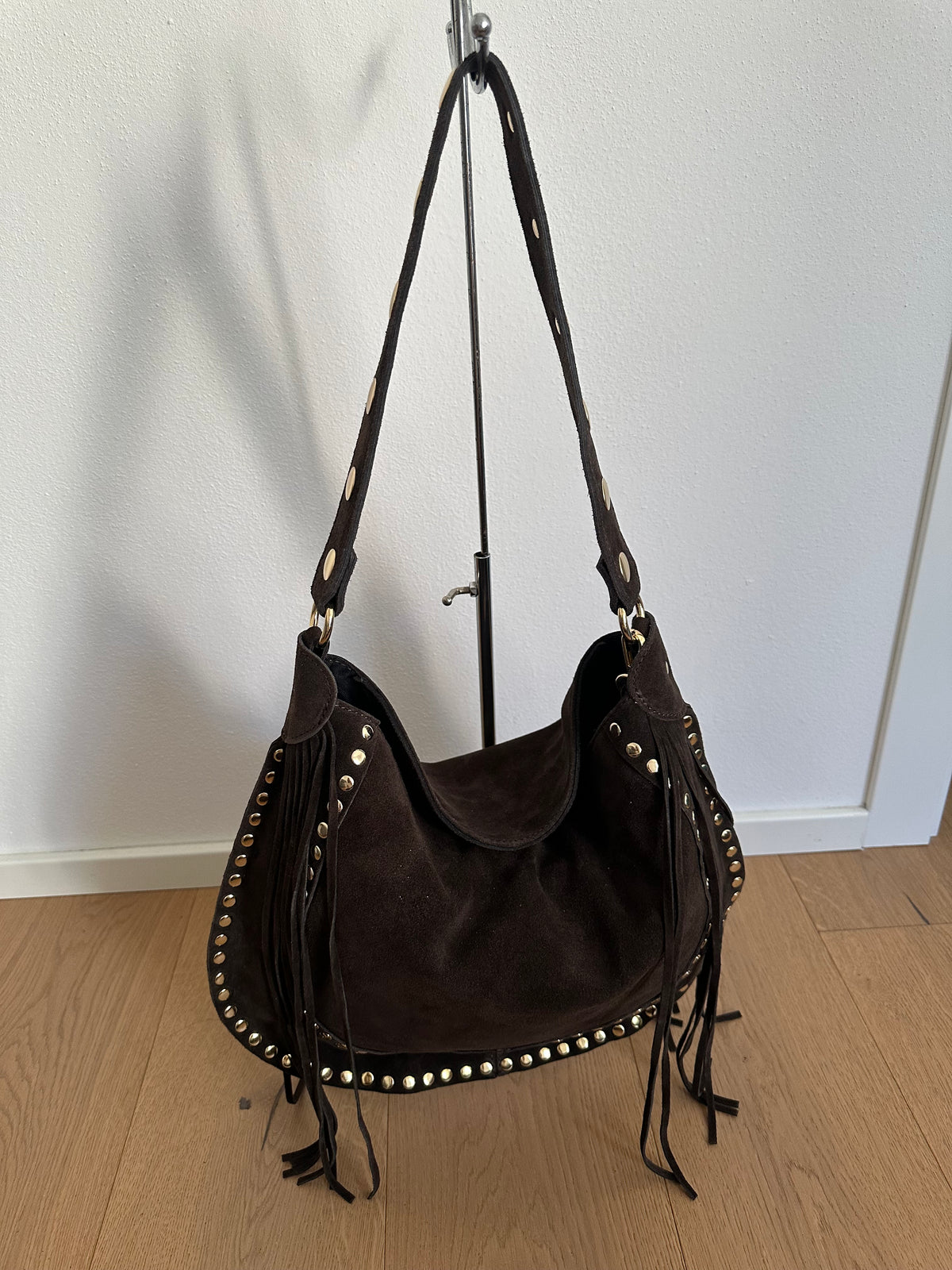 DAXY- maxi/ borsa a spalla camoscio