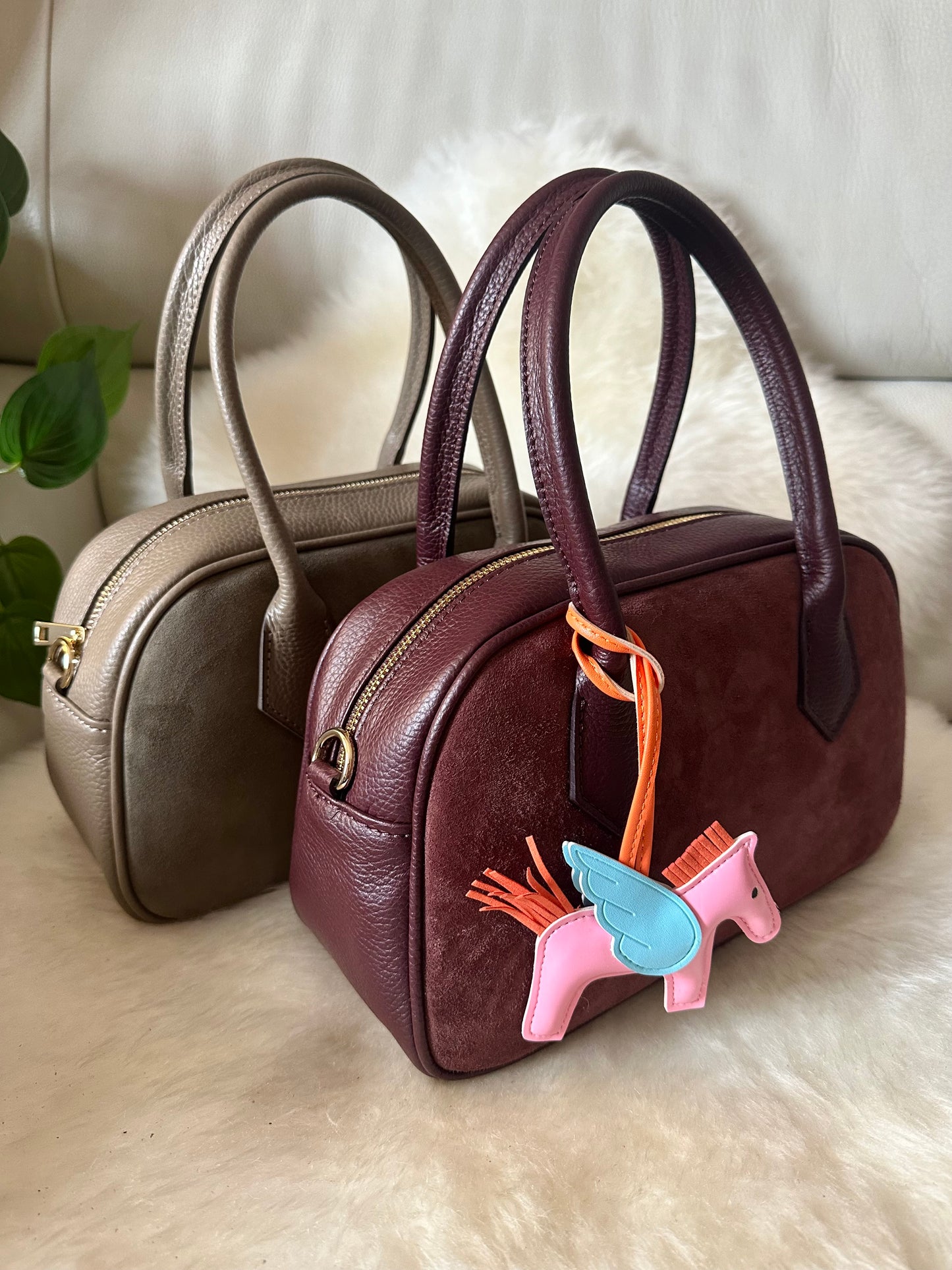 BONNIE - suede trunk